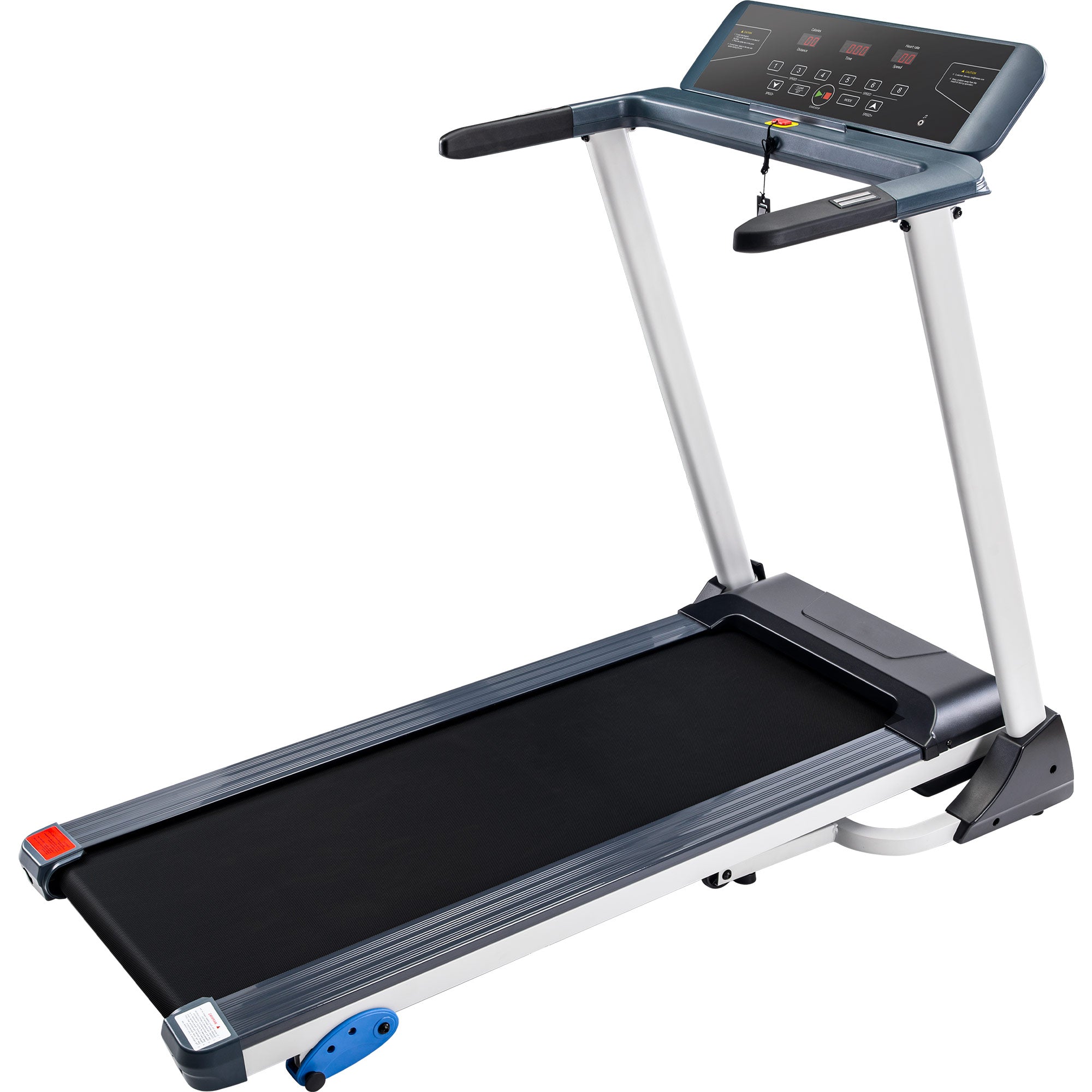 Folding Treadmill Electric Motorized Running Machine with Bluetooth, Speakers and 3 Incline Options-Boyel Living