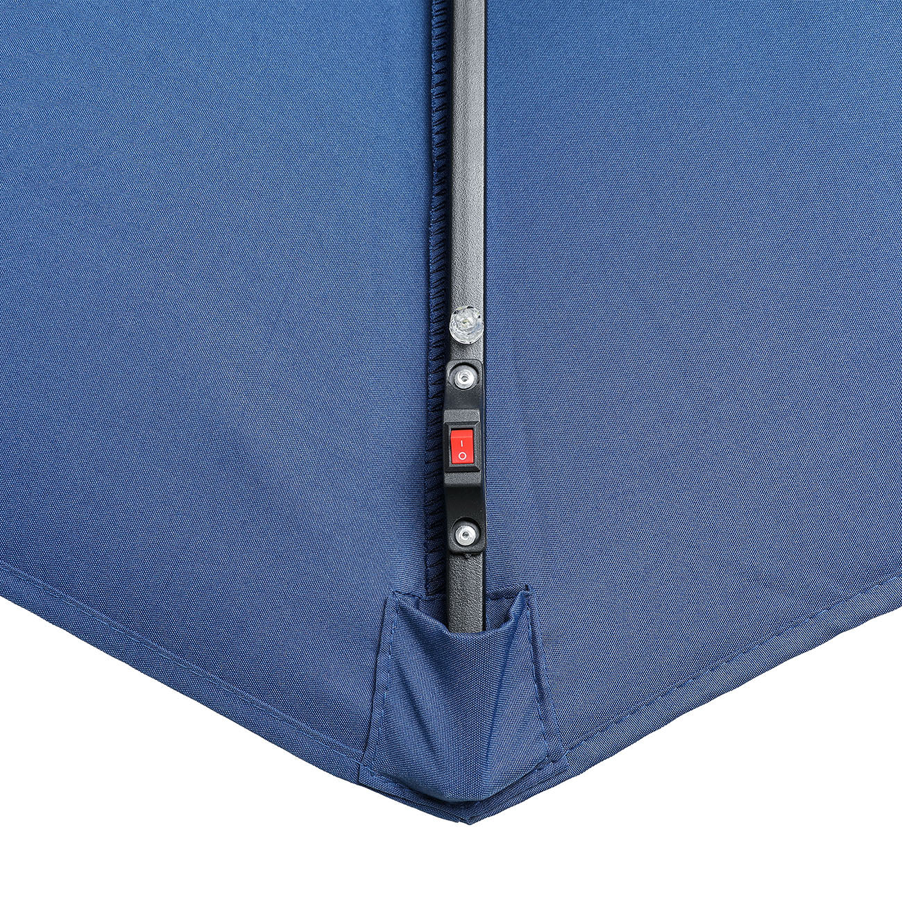 Boyel Living 11-Ft Market Patio Umbrella with LED(Navy)-Boyel Living