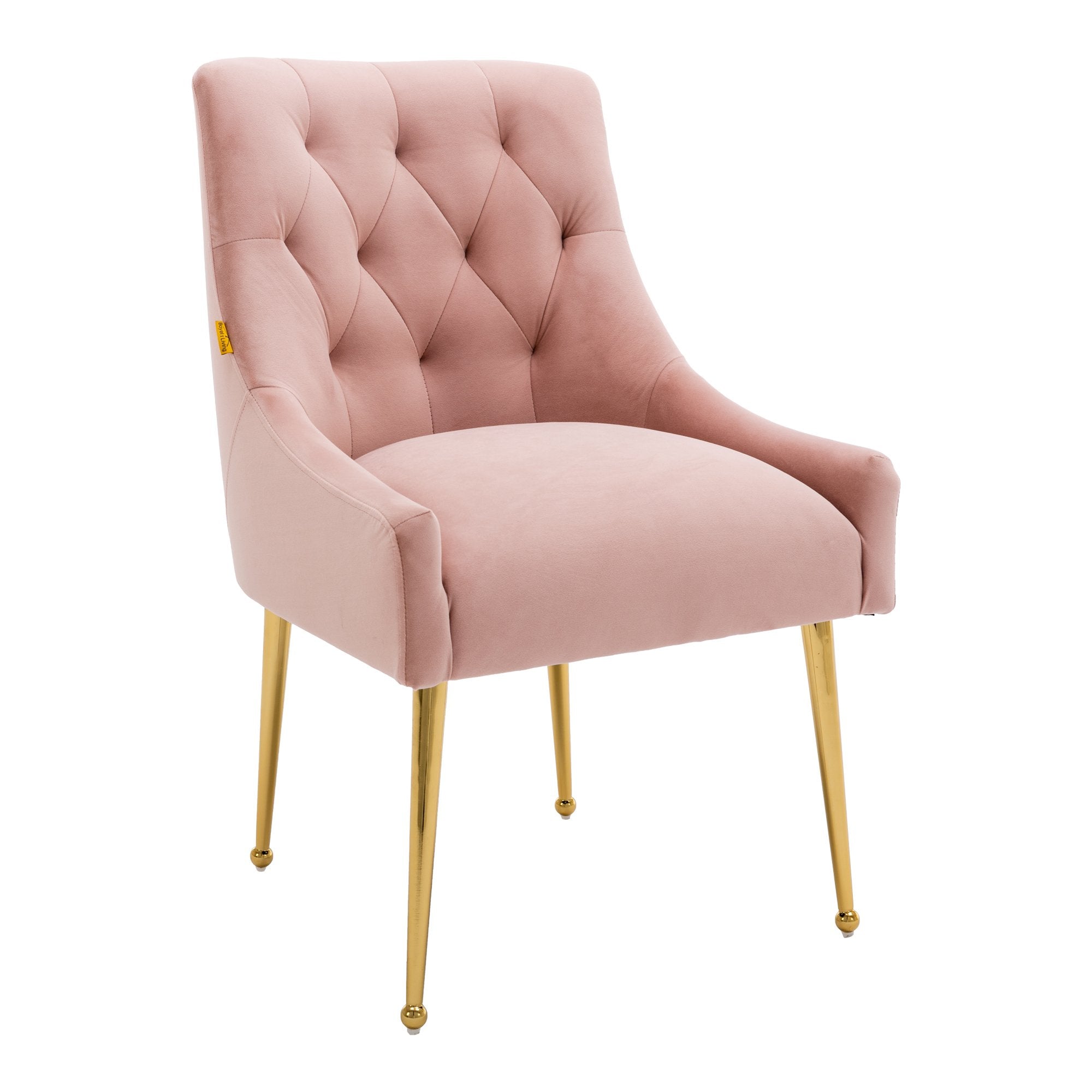 Boyel Living Tufted Velvet Upholstered Dining Chair, Velvet Side Chair, Accent Chair - Set of 2-Boyel Living