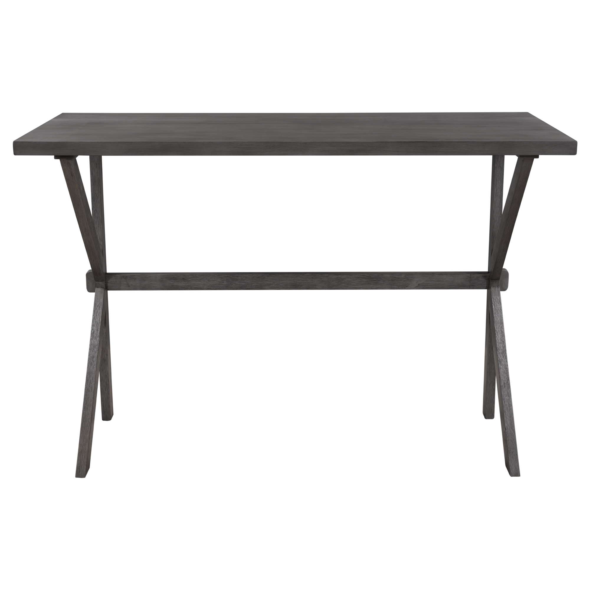 Farmhouse Rustic Counter Height Wood Kitchen Dining Table for Small Places, Gray-Boyel Living