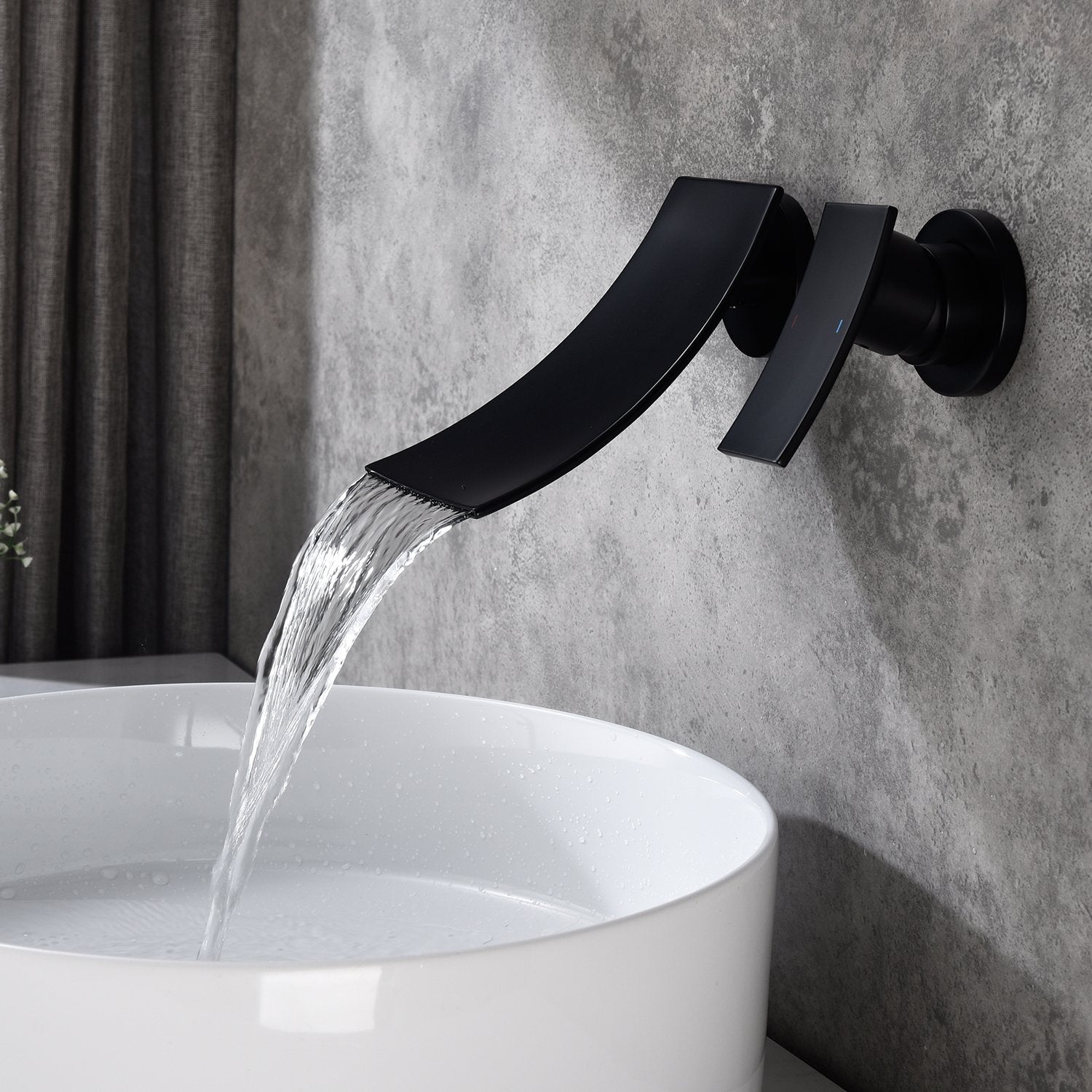 Wall Mount Widespread Bathroom Faucet-Boyel Living