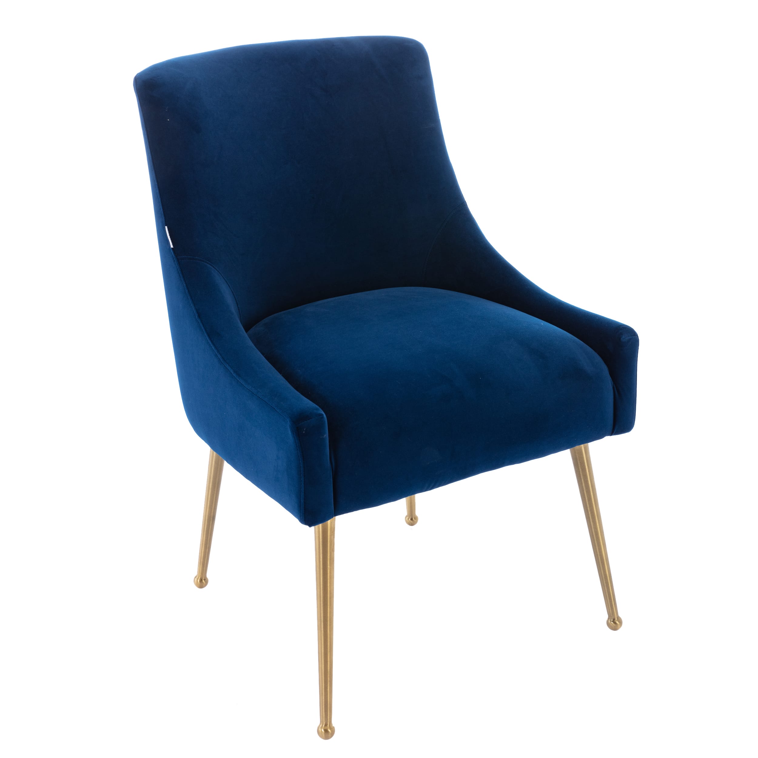 Velvet Dining Chair, Accent Side Chair With Adjustable Foot Nails, Set of 2-Boyel Living