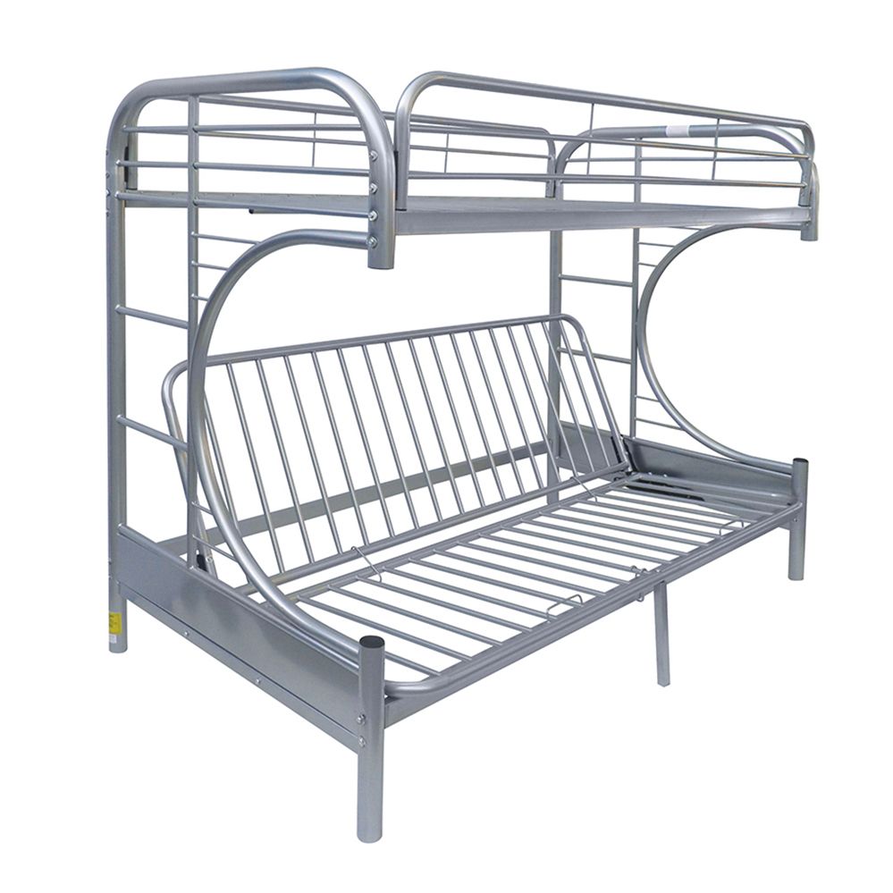 ACME Eclipse Bunk Bed (Twin XL/Queen/Futon) in Silver-Boyel Living