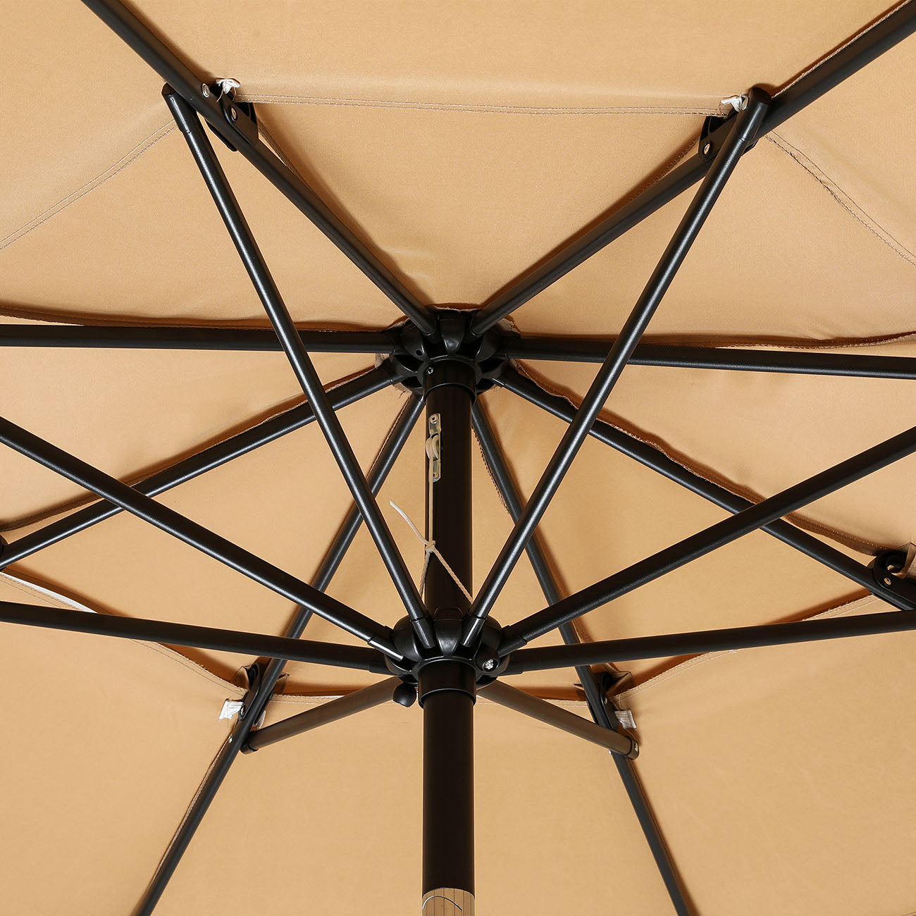 Boyel Living 10ft Patio Umbrella with Double Airvent (Beige)-Boyel Living