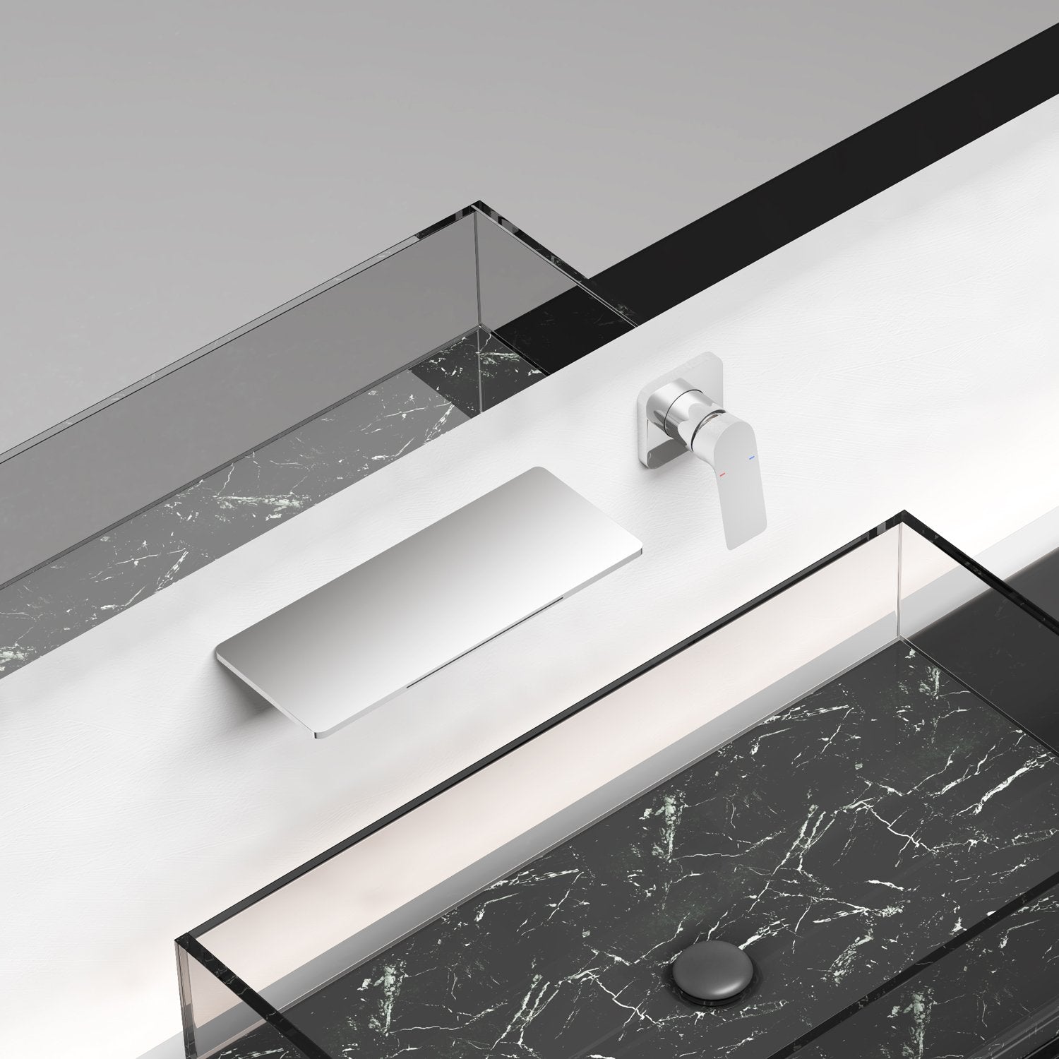 Waterfall Bathroom Sink Faucet-Boyel Living