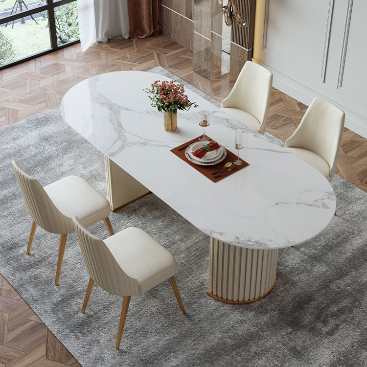 1.6 m marble dining table