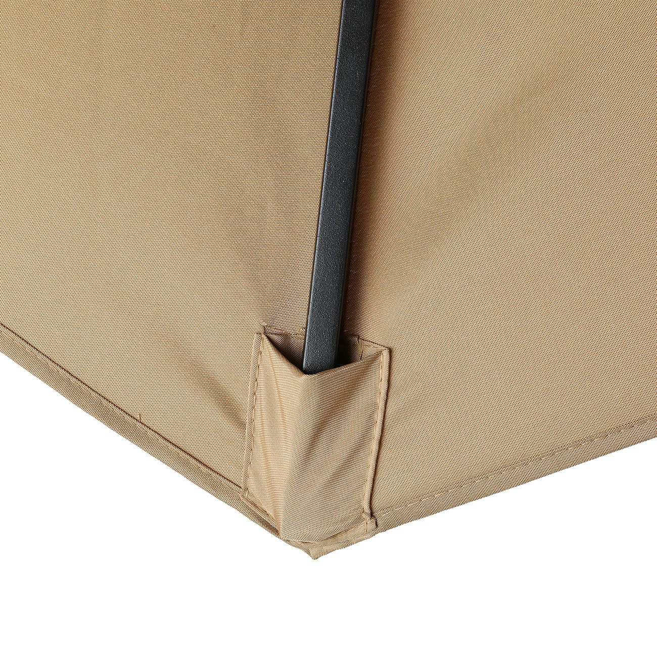 Boyel Living 10-ft Patio Umbrella with LED Lights (Tan)-Boyel Living