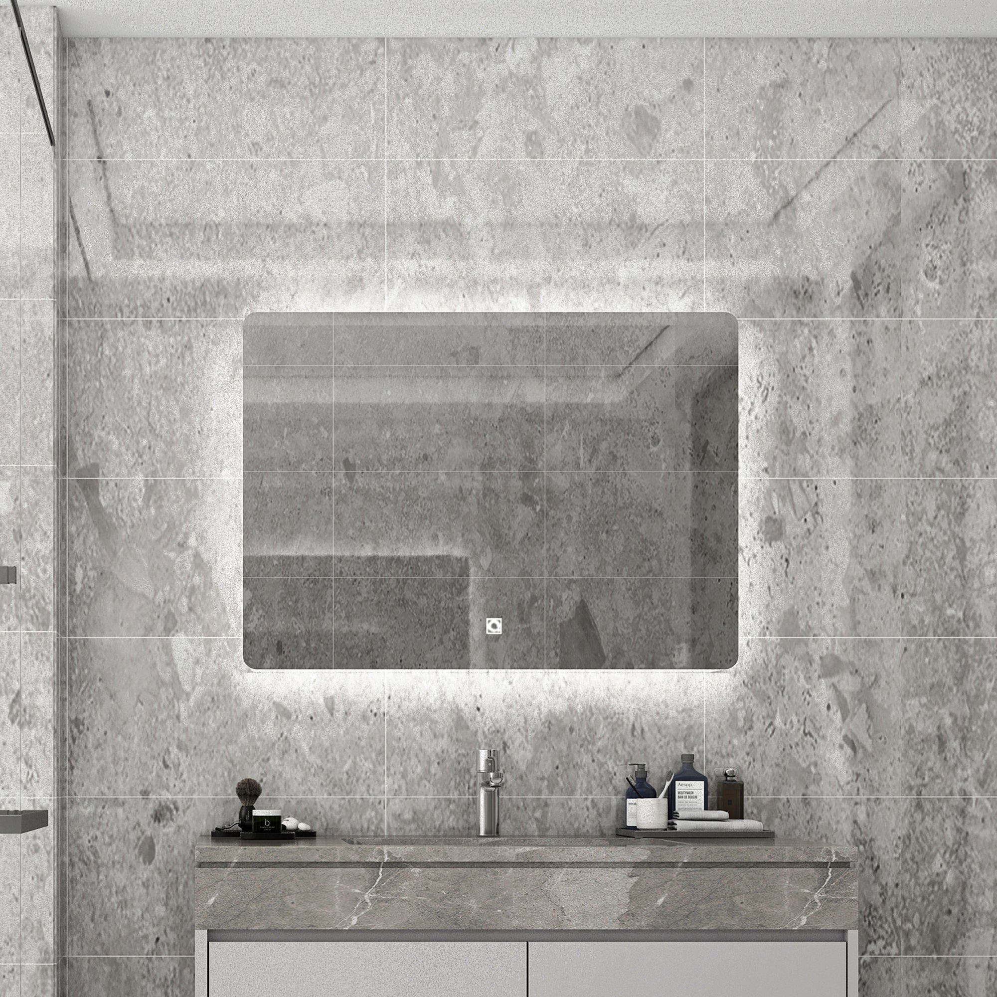 32"/36" Bathroom Vanity LED Lighted Mirror, Touch Sensor, Anti-Fog-Boyel Living