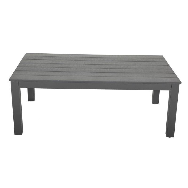 Outdoor Patio 45" x 25" Coffee Table In Gray-Boyel Living