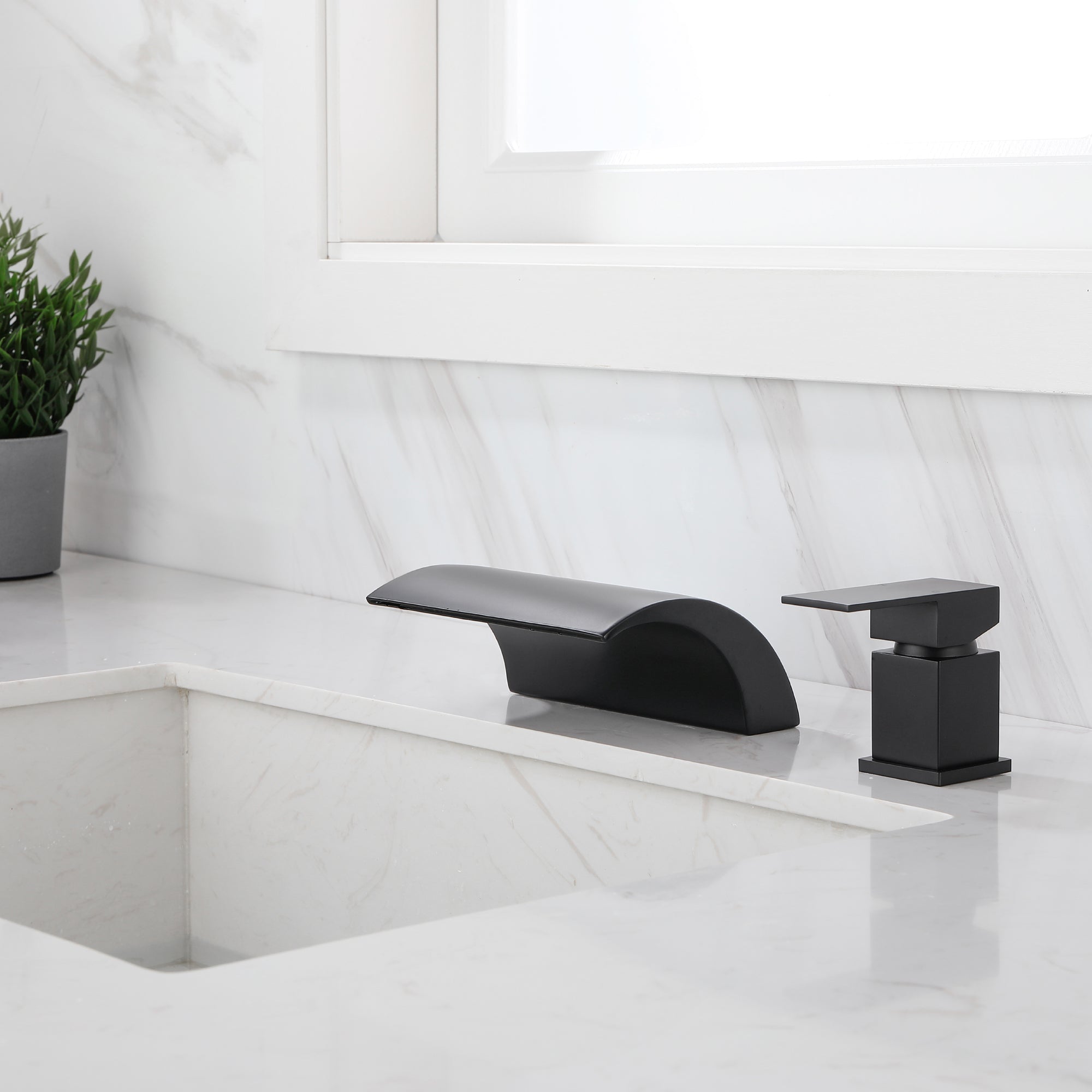 Boyel Living 8 in. Widespread Single Handle Bathroom Faucet with cUPC Hose-Boyel Living