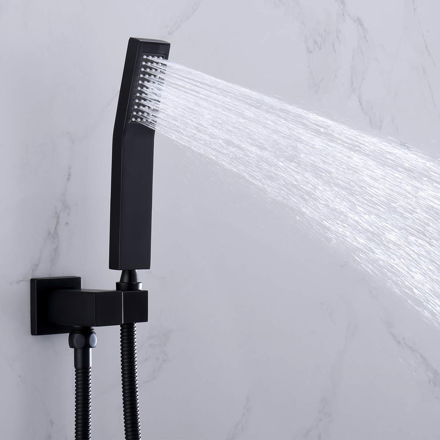 10 Inch Wall Mounted Shower System with Handheld Rain Shower Head and Tub Spout-Boyel Living