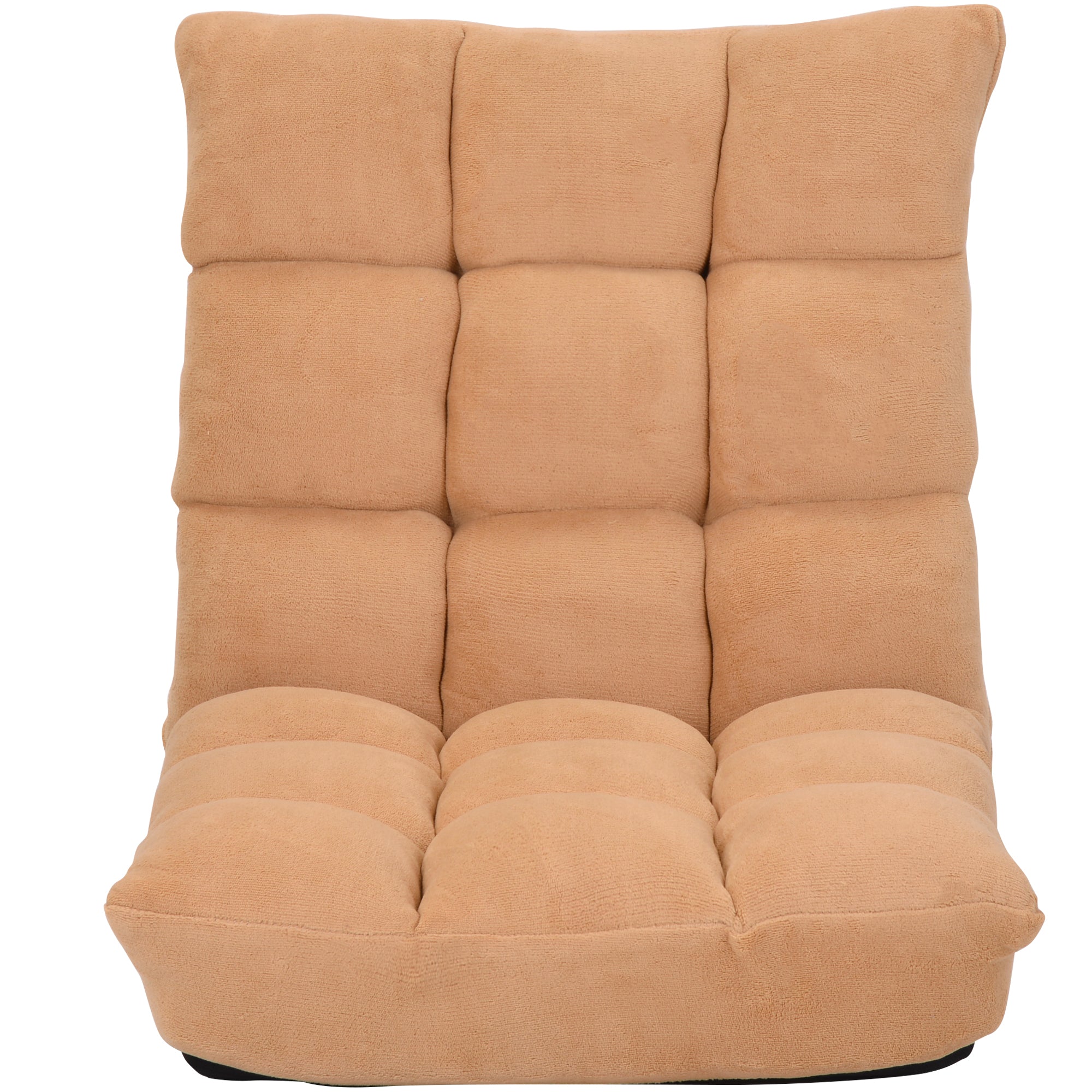 Fabric Upholstered Folding Lazy Sofa Chair Adjustable Floor Sofa Chair-Boyel Living