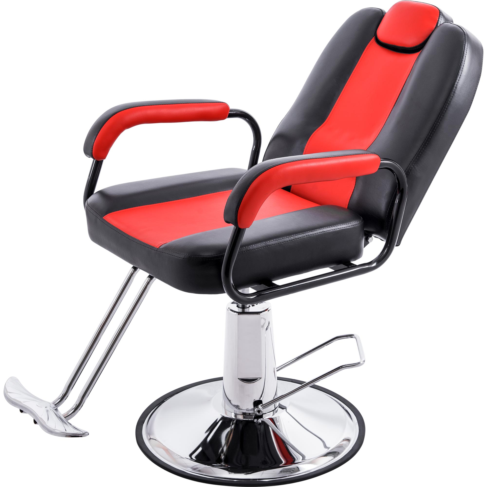 Deluxe Reclining Barber Chair with Heavy-Duty Pump for Beauty Salon Tatoo Spa Equipment-Boyel Living