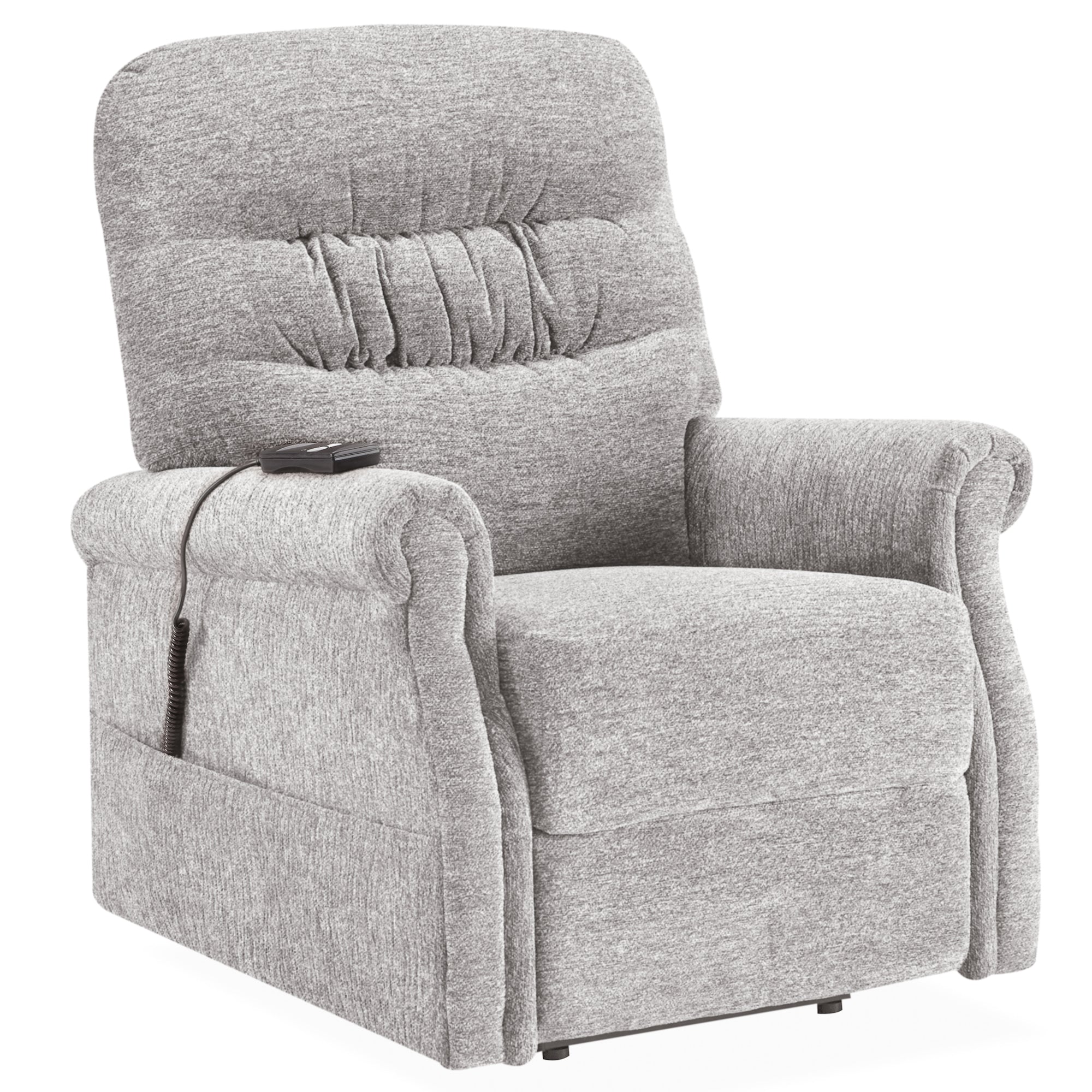 Power Lift Chair Soft Fabric Upholstery Recliner Living Room Sofa Chair with Remote-Boyel Living