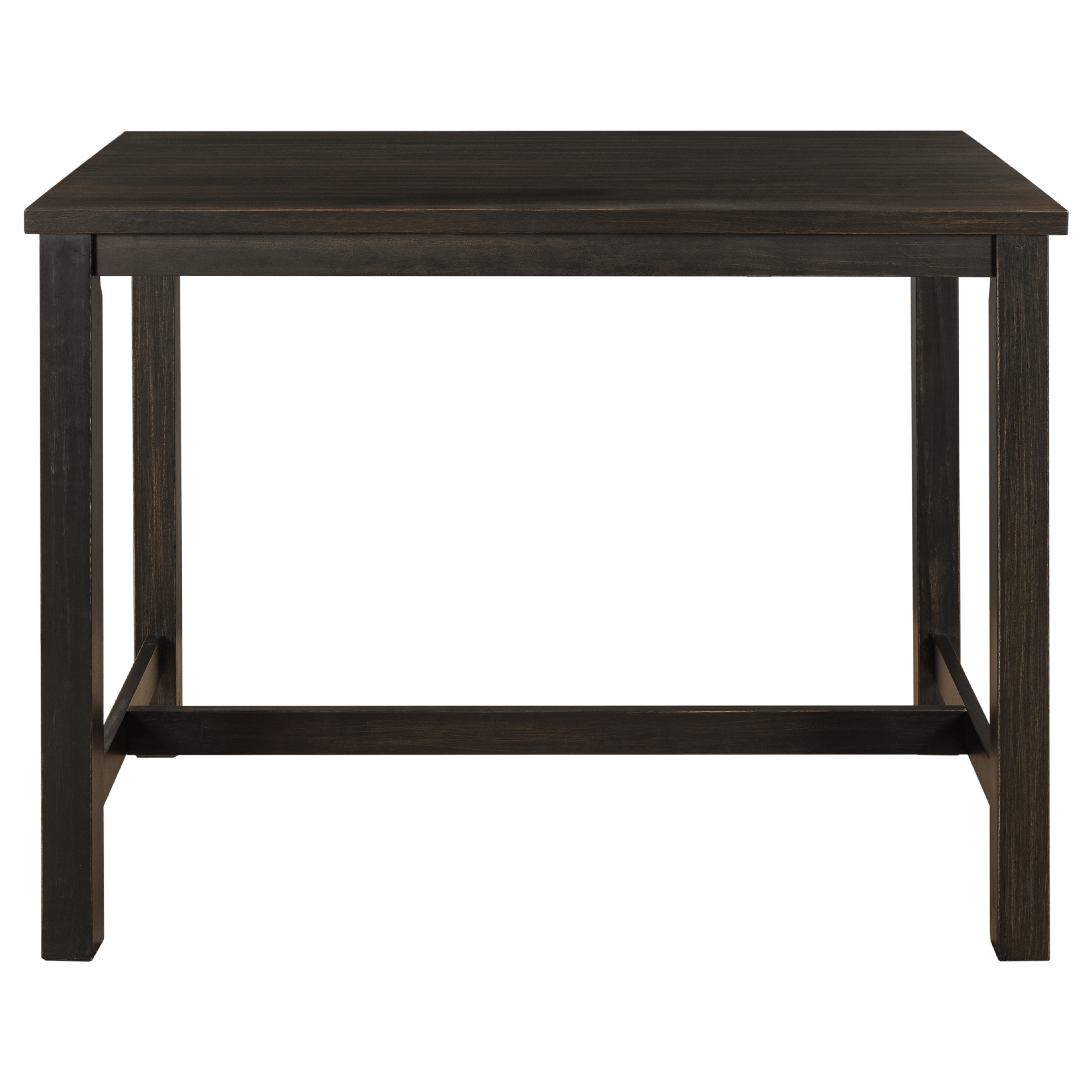 Rustic Wooden Counter Height Dining Table for Small Places, Espresso-Boyel Living
