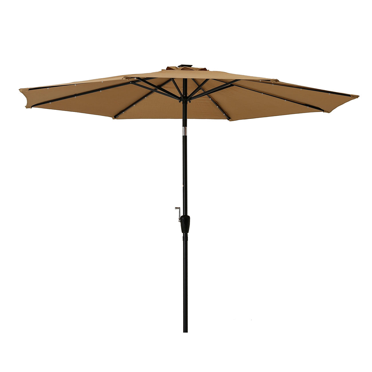 Boyel Living 10-ft Patio Umbrella with LED Lights (Tan)-Boyel Living