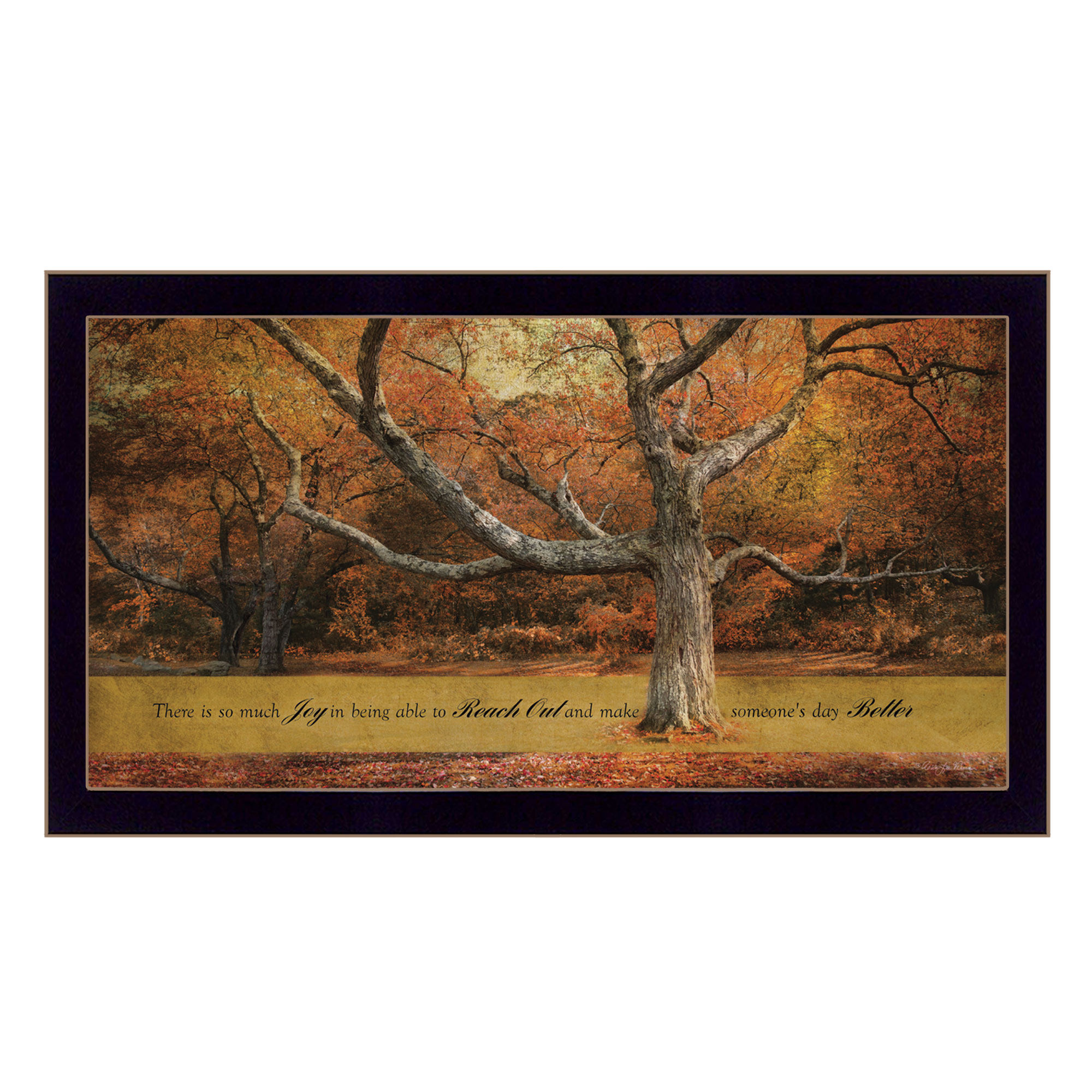 "Reach Out" by Robin-Lee Vieira, Ready to Hang Framed Print, Black Frame