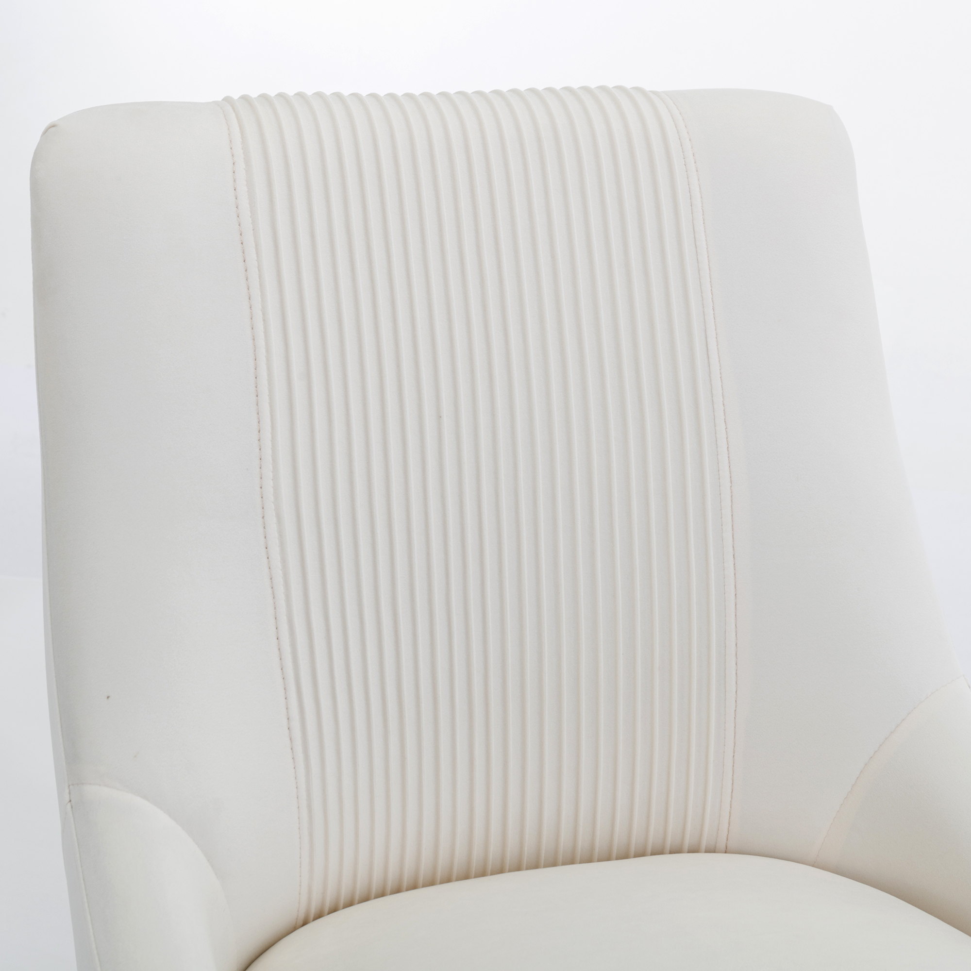 Velvet Dining Chair, Accent Side Chair With Adjustable Foot Nails, Set of 2