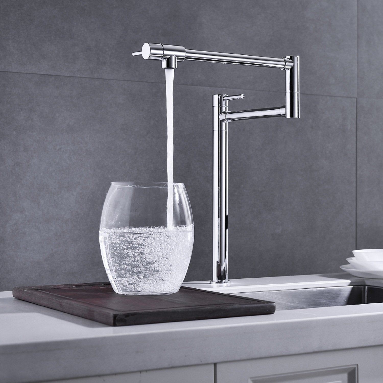 Pot Filler Faucet with Extension Shank-Boyel Living