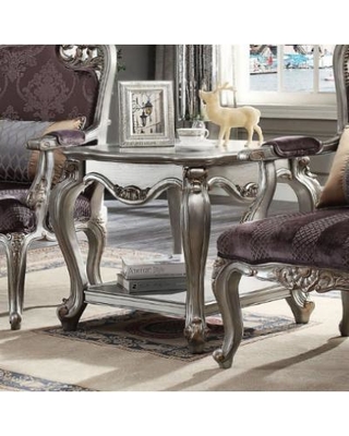 ACME Picardy End Table in Antique Platinum-Boyel Living