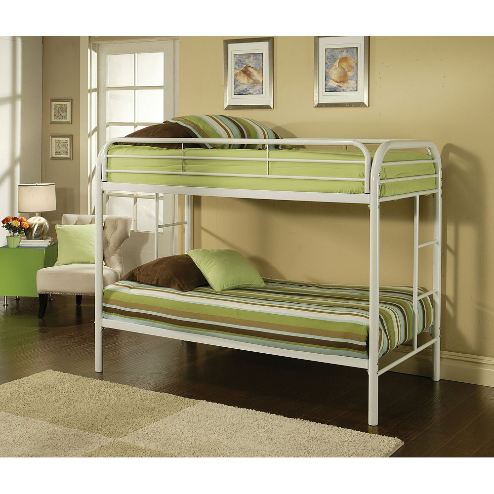 ACME Thomas Bunk Bed (Twin/Twin) in White-Boyel Living