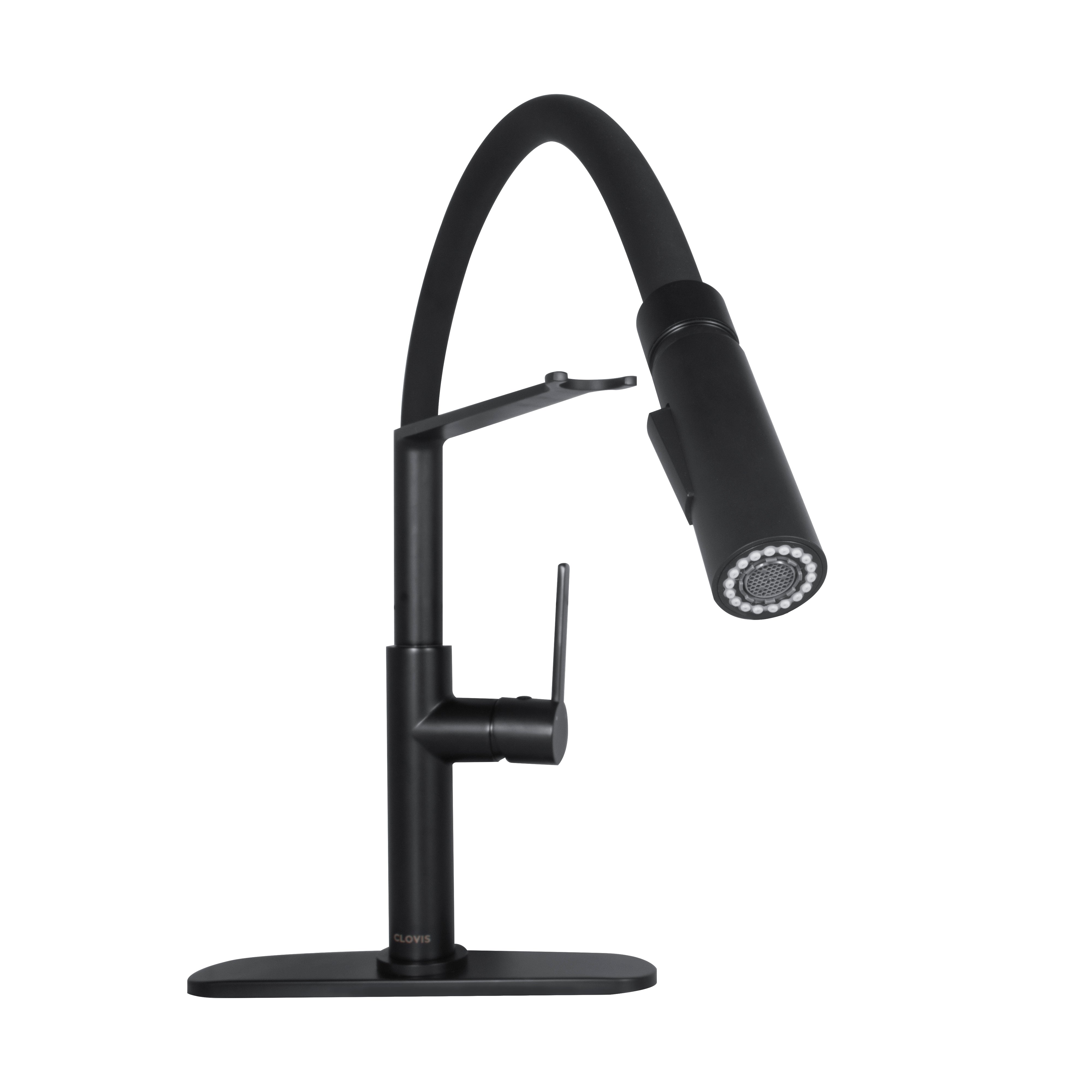 Pull Down Single Handle Kitchen Faucet-Boyel Living
