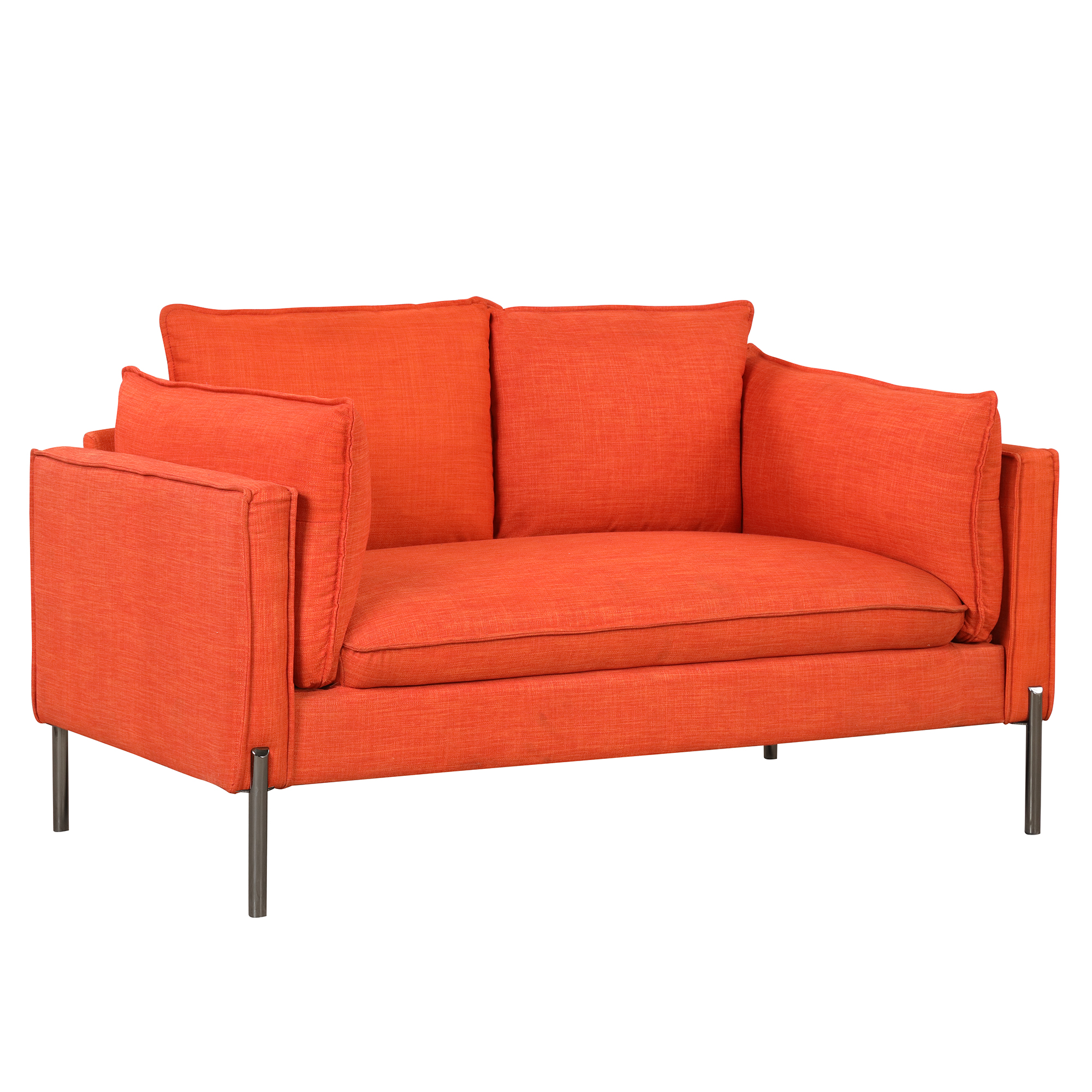 Orisfur.Modern Style Sofa Linen Fabric Loveseat Small Love Seats Couch for Small Spaces,Living Room,Apartment