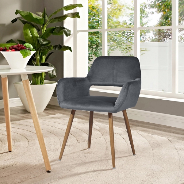 Velvet Upholstered Dinning Chair 1PC-Boyel Living
