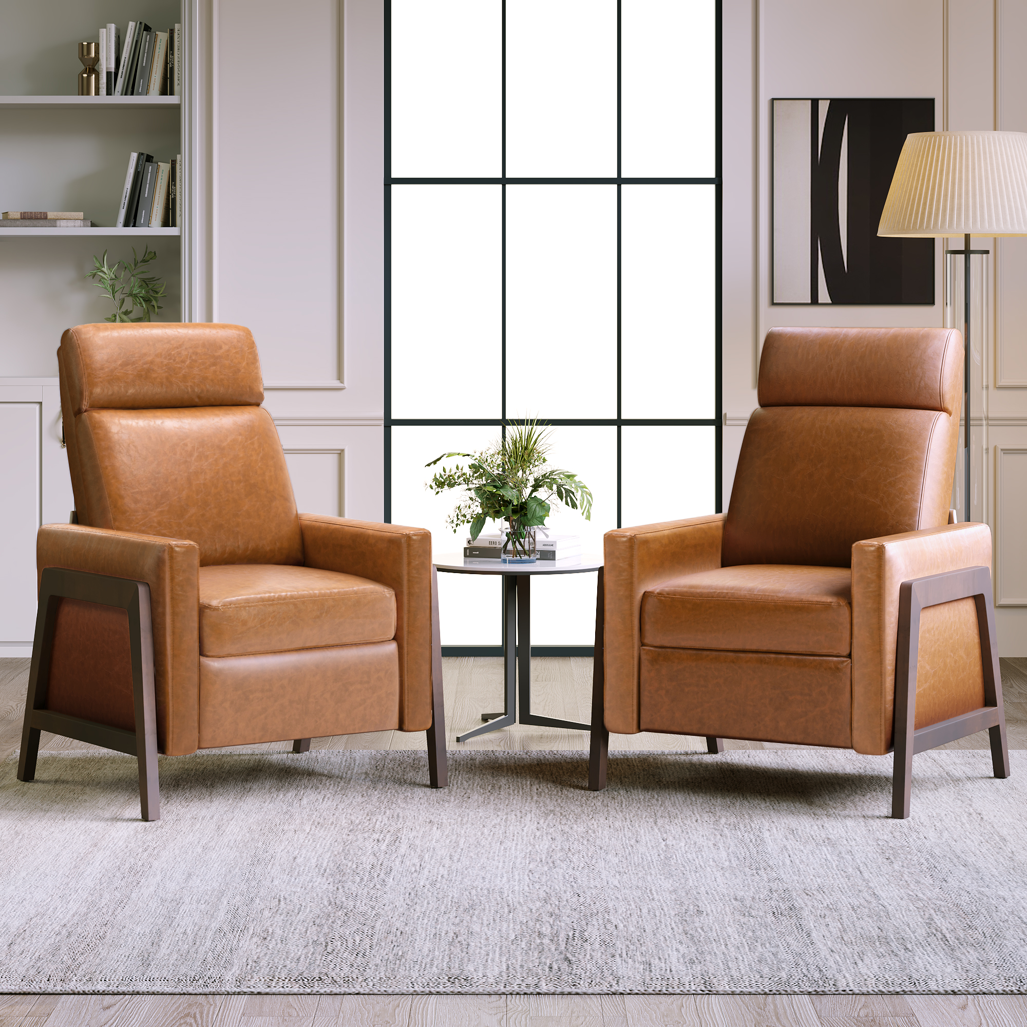 set of two recliner chairs