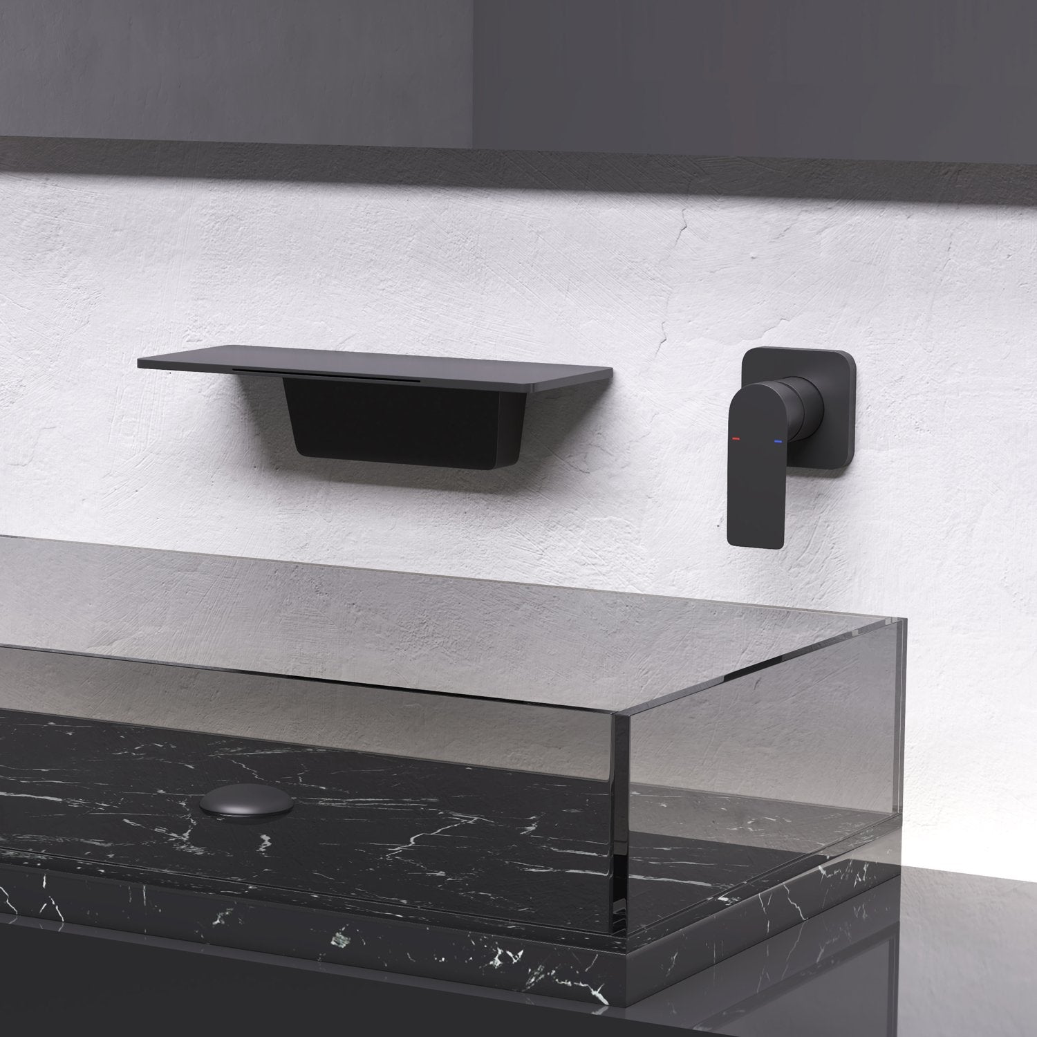 Waterfall Bathroom Sink Faucet-Boyel Living