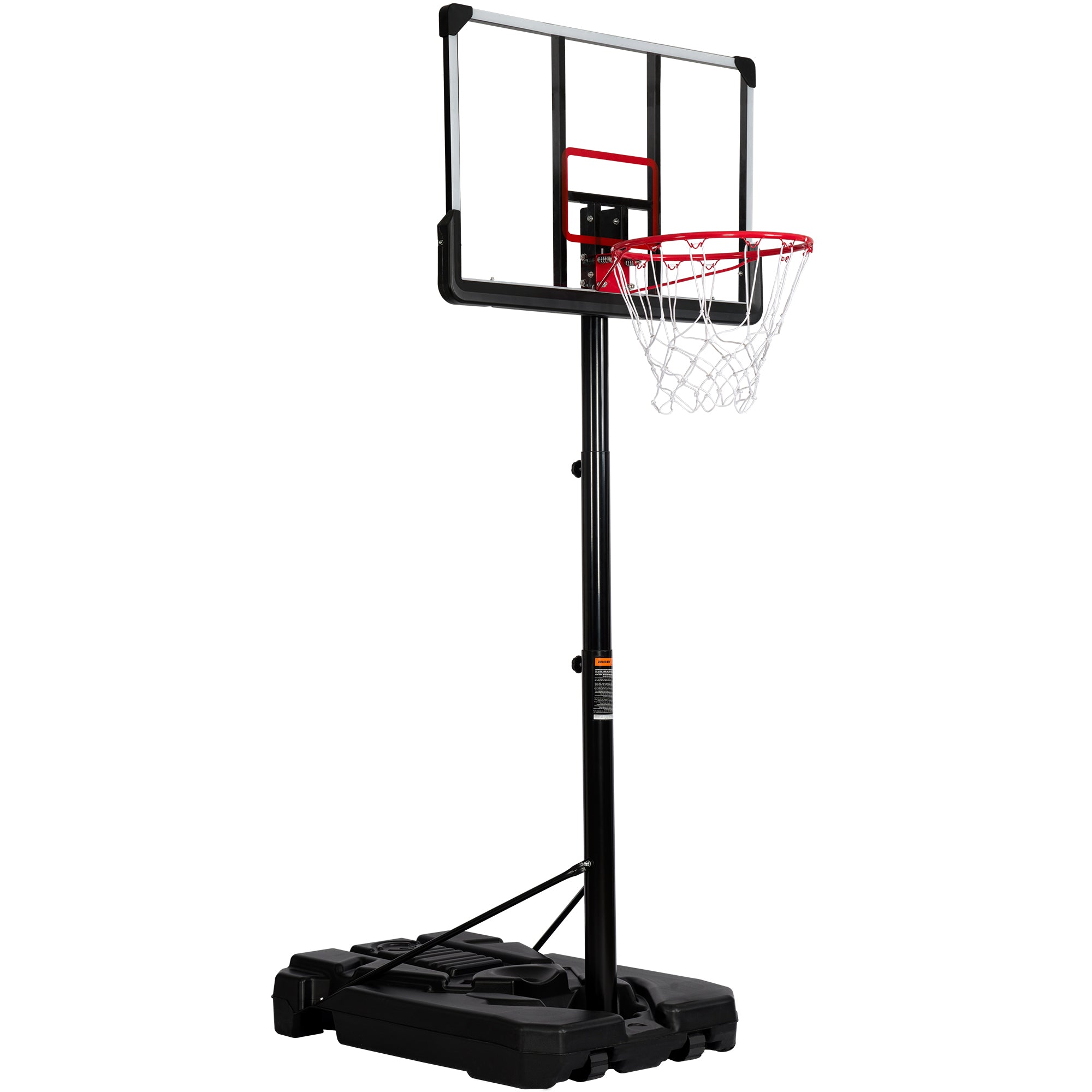 Portable Basketball Hoop & Goal, Outdoor Basketball System with 6.6-10ft Height Adjustment-Boyel Living