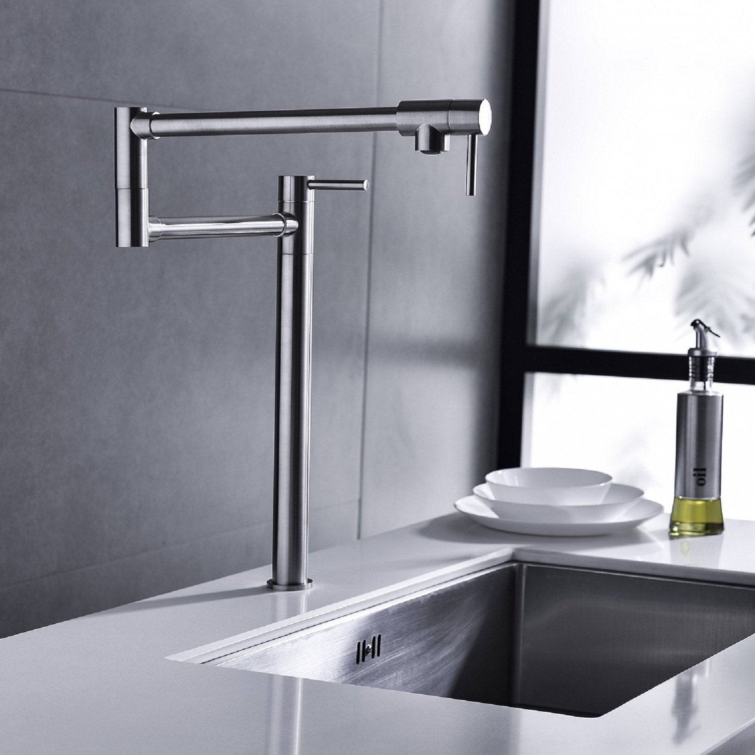 Pot Filler Faucet with Extension Shank-Boyel Living