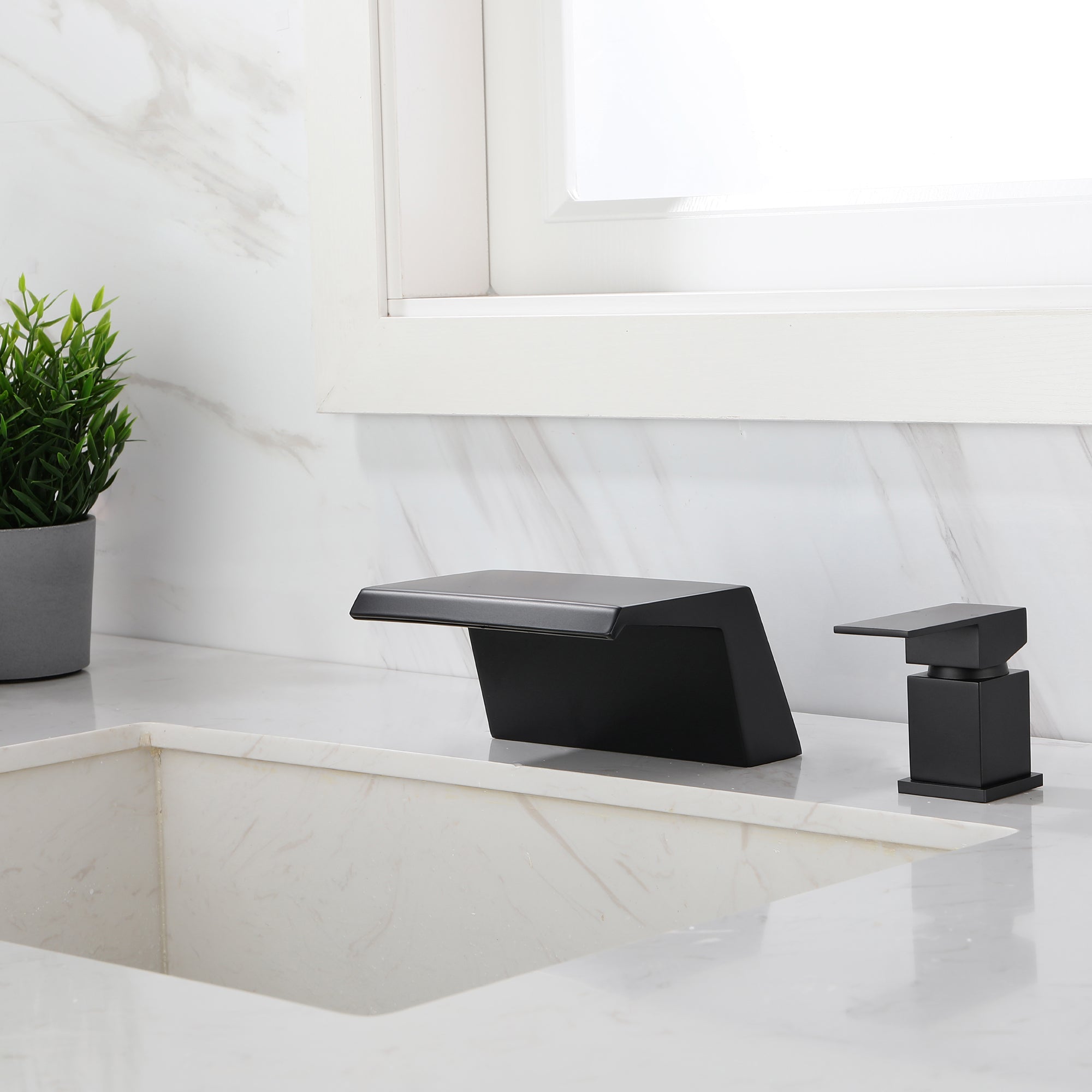 Boyel Living 8 in. Widespread Single Handle Bathroom Faucet with cUPC Hose-Boyel Living