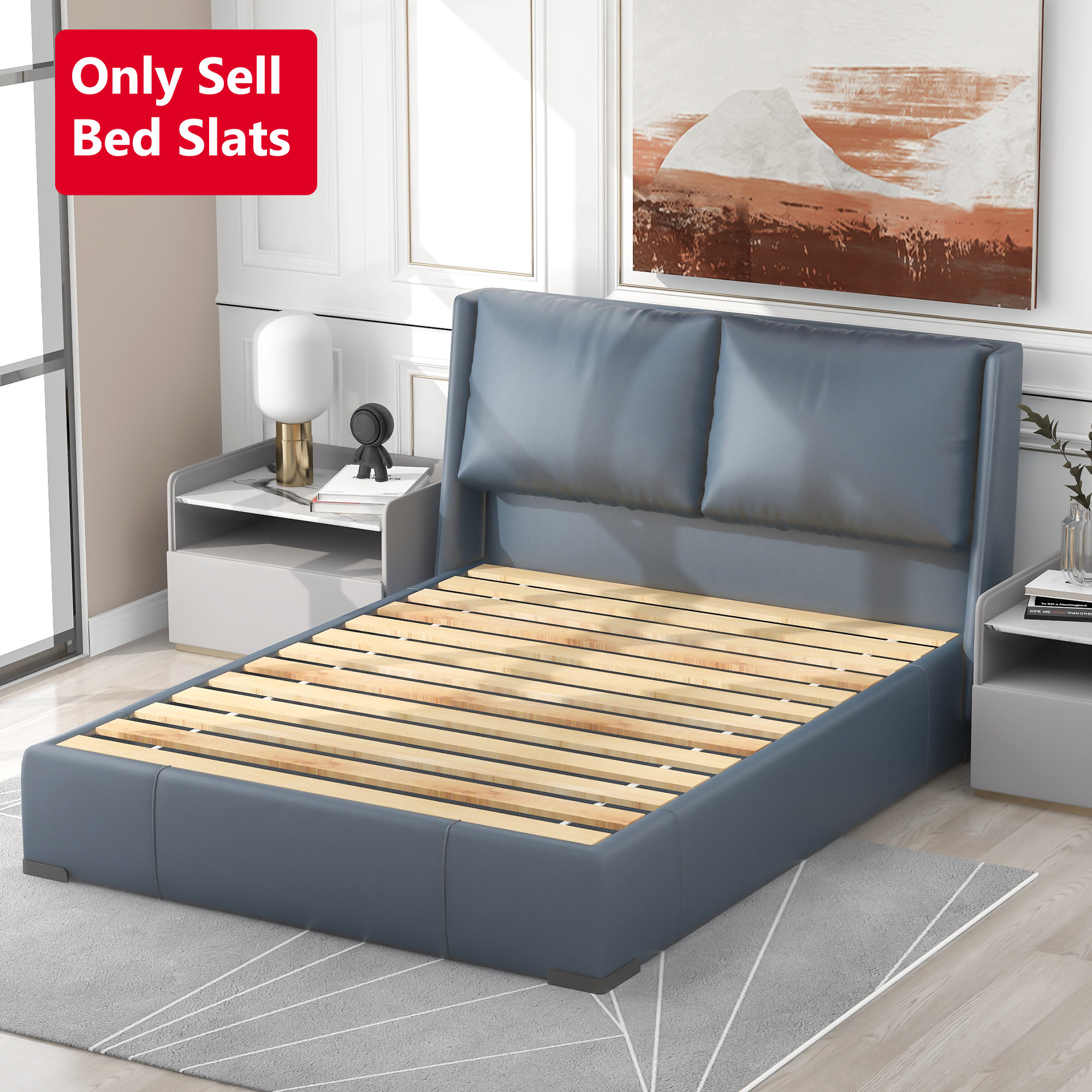 Full Size Pine Wood Bed Slats(Only Sell Slats!)-Boyel Living
