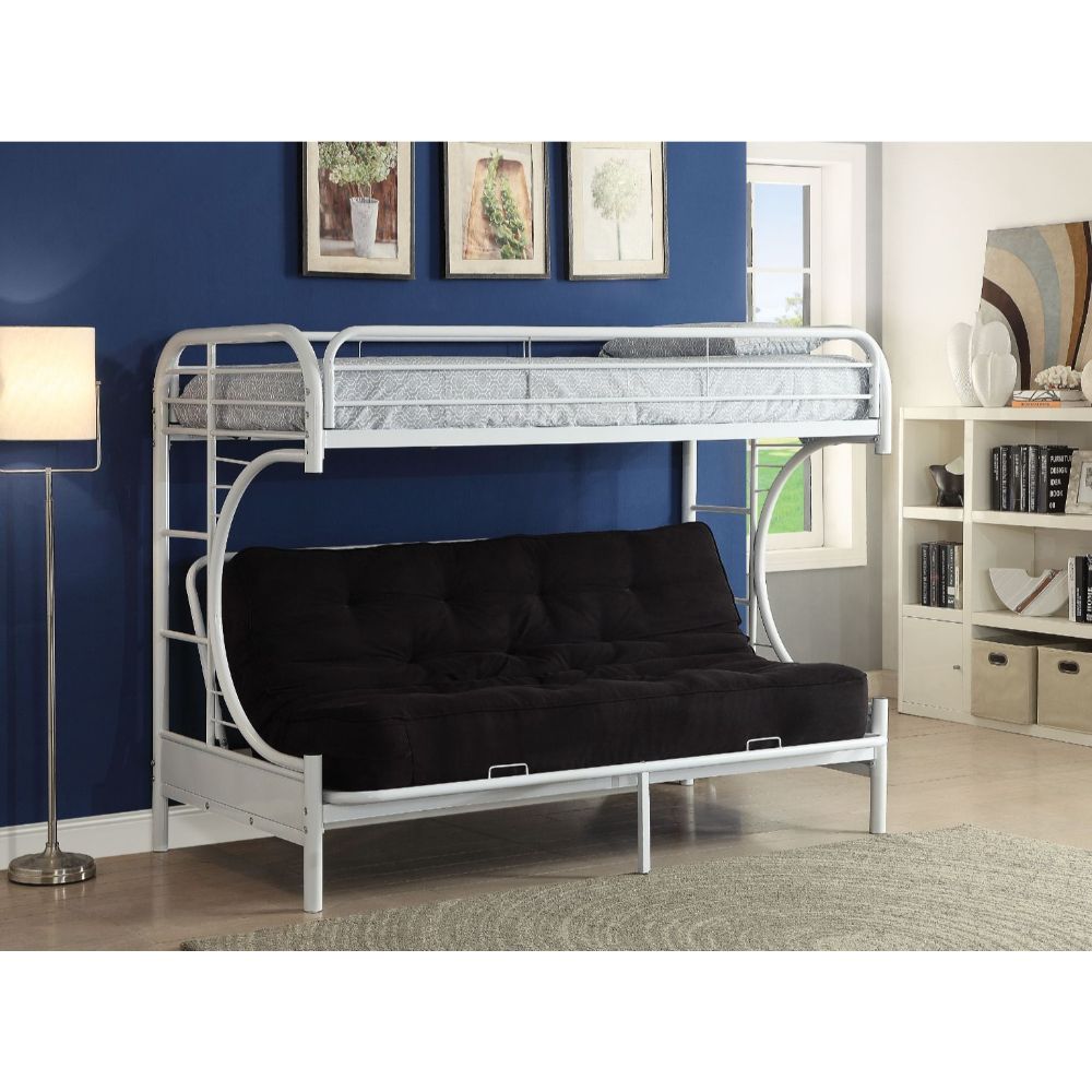 ACME Eclipse Bunk Bed (Twin/Full/Futon) in White 02091WH-Boyel Living