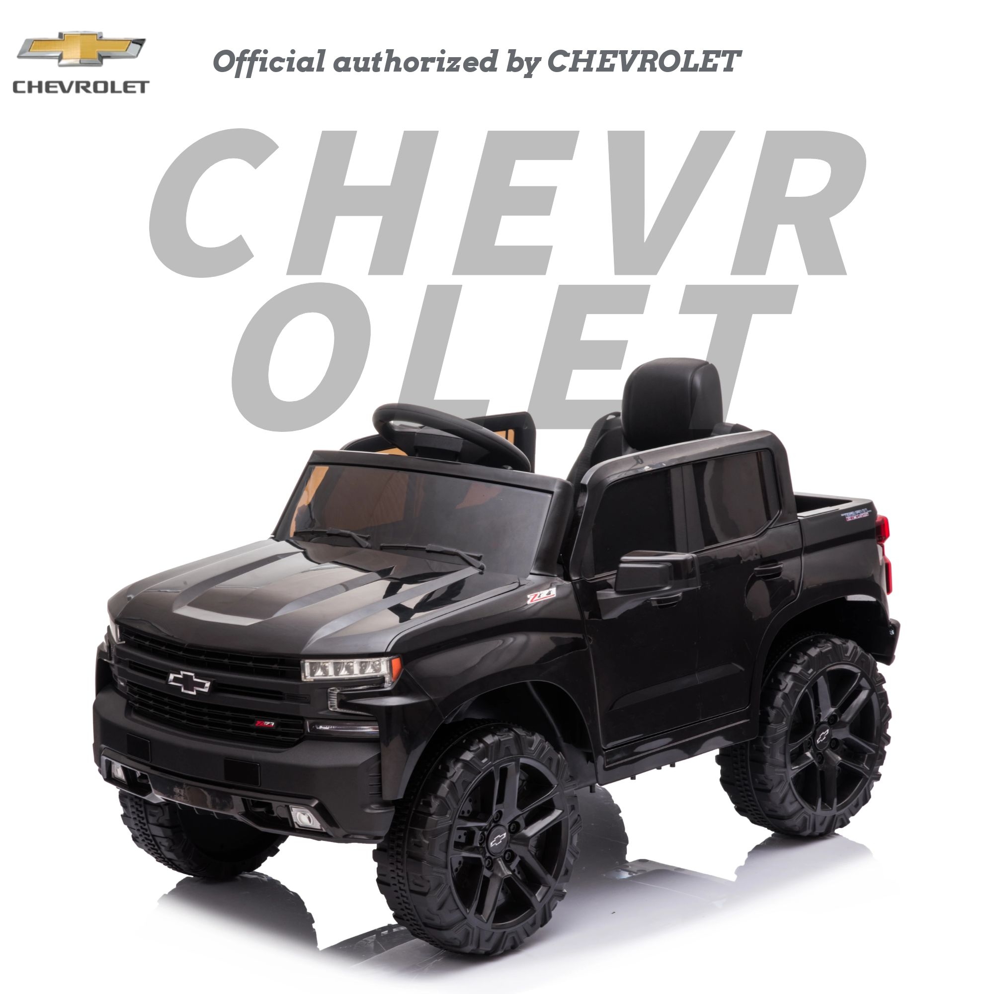 【PATENTED PRODUCT, DEALERSHIP CERTIFICATE NEEDE】Official Licensed Chevrolet Ride-on Car,12V Battery Powered Electric 4 Wheels Kids Toys,Parent Remote Control, Foot Pedal, Music, Aux, LED Headlights-Boyel Living