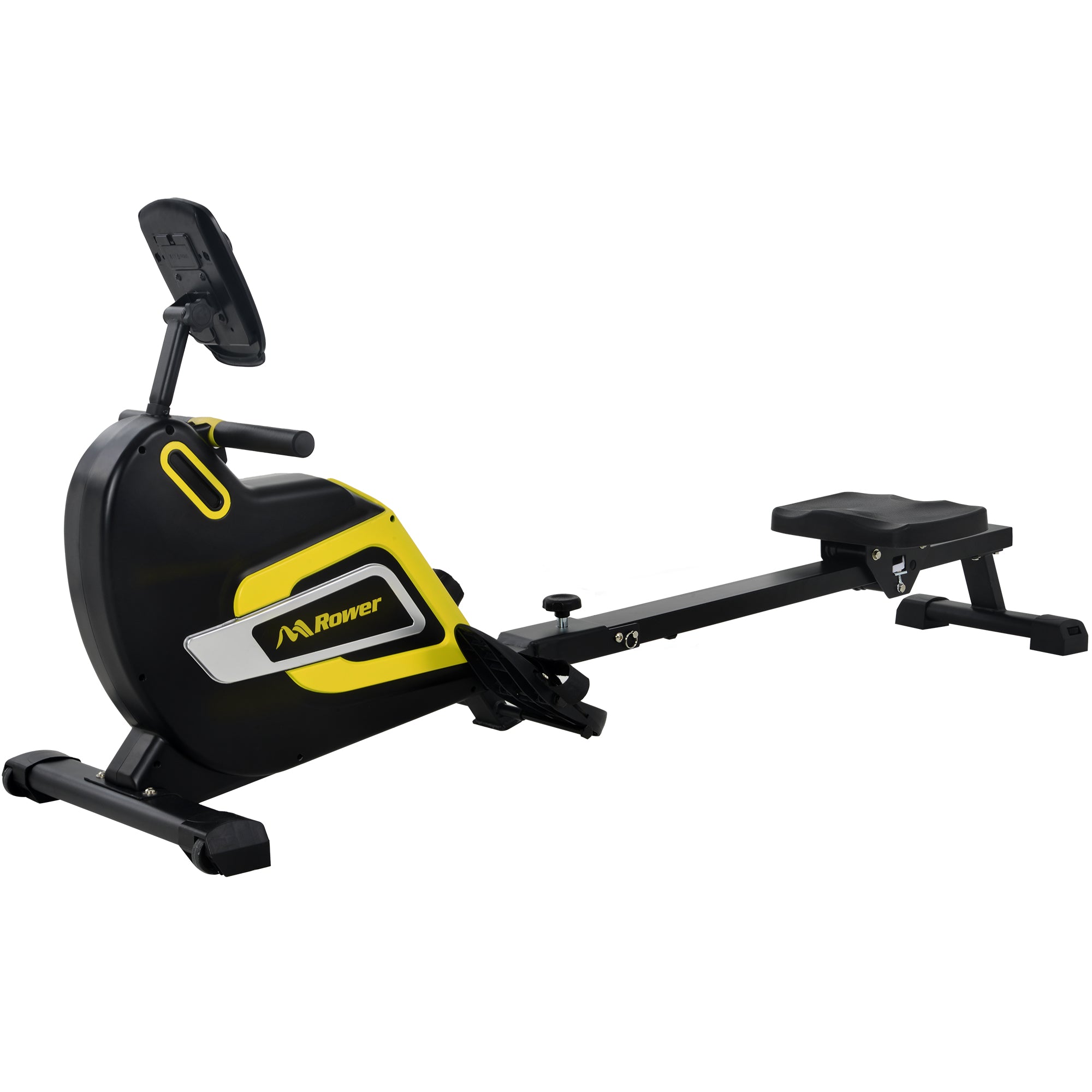Magnetic Rowing Machine Folding Rower with LCD Monitor and Tablet Holder-Boyel Living