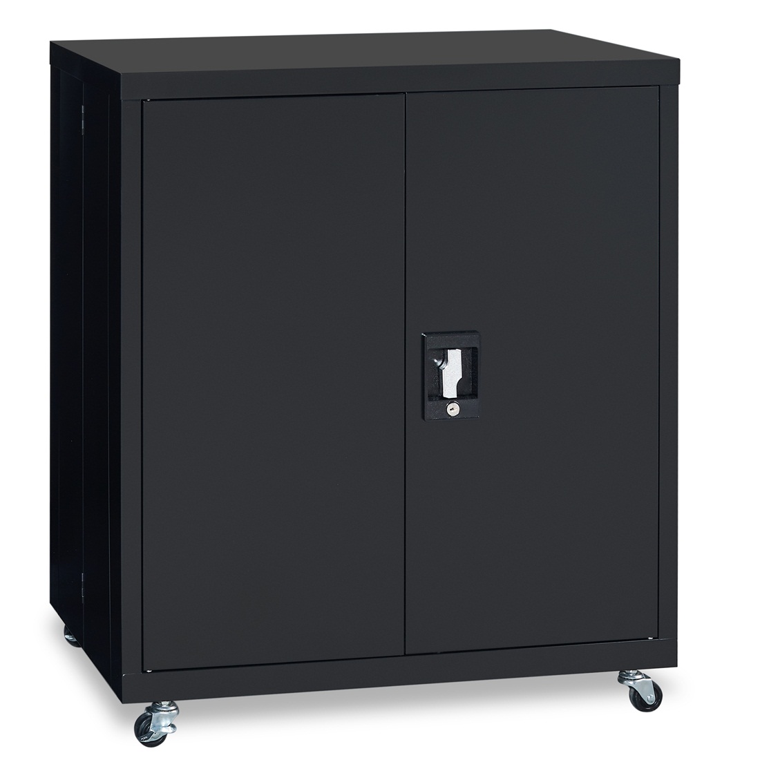 1 Shelf Metal Filing Cabinet, Storage File Cabinet with Lock for Home and Office-Boyel Living