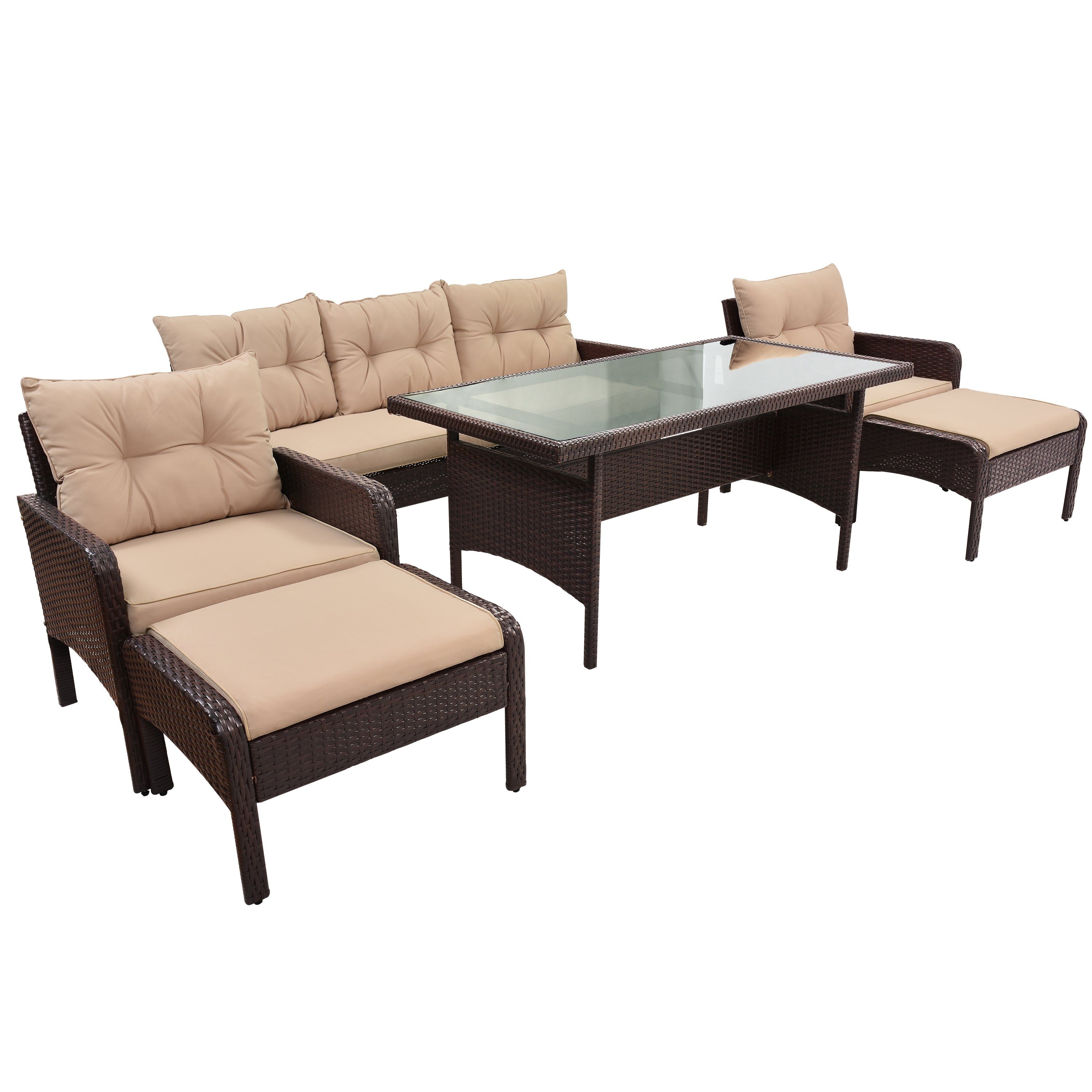 10 seater rattan sofa set