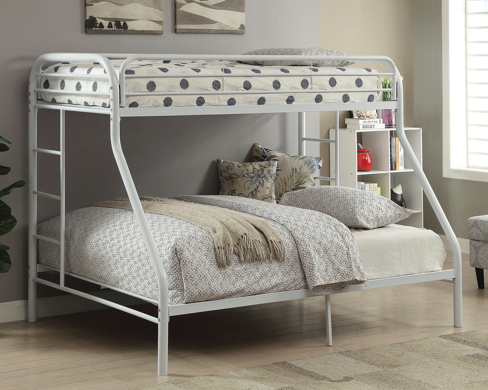 ACME Tritan Bunk Bed (Twin XL/Queen) in White-Boyel Living