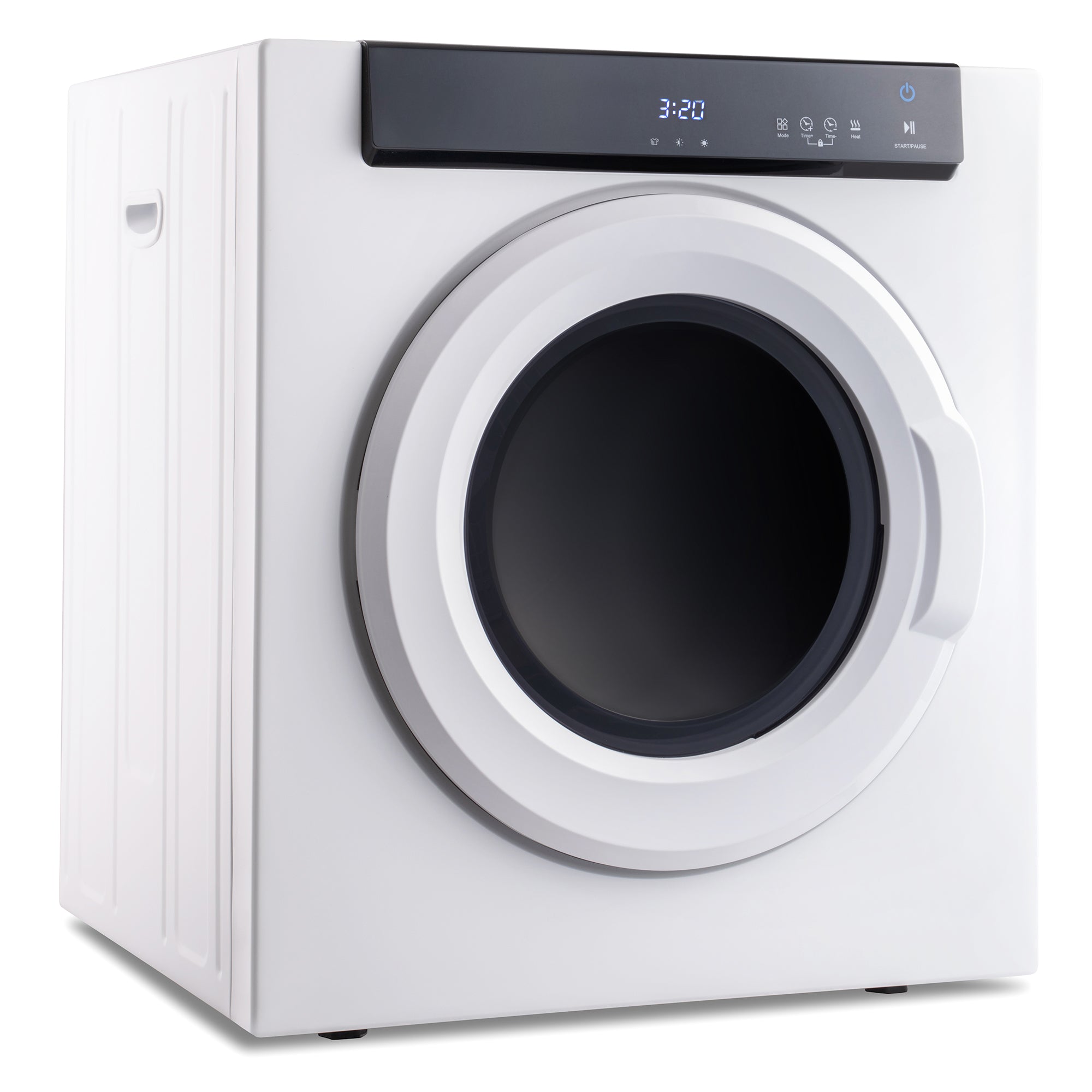 Electric Front Load Laundry Dryer with Touch Screen Panel and Stainless Steel Tub-Boyel Living