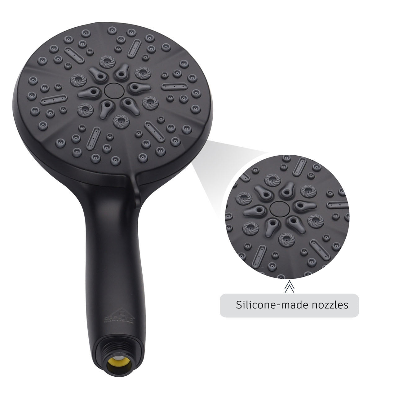 5-Spray Patterns 5 in. Wall Mount Dual Shower Heads and Handheld Shower Head-Boyel Living