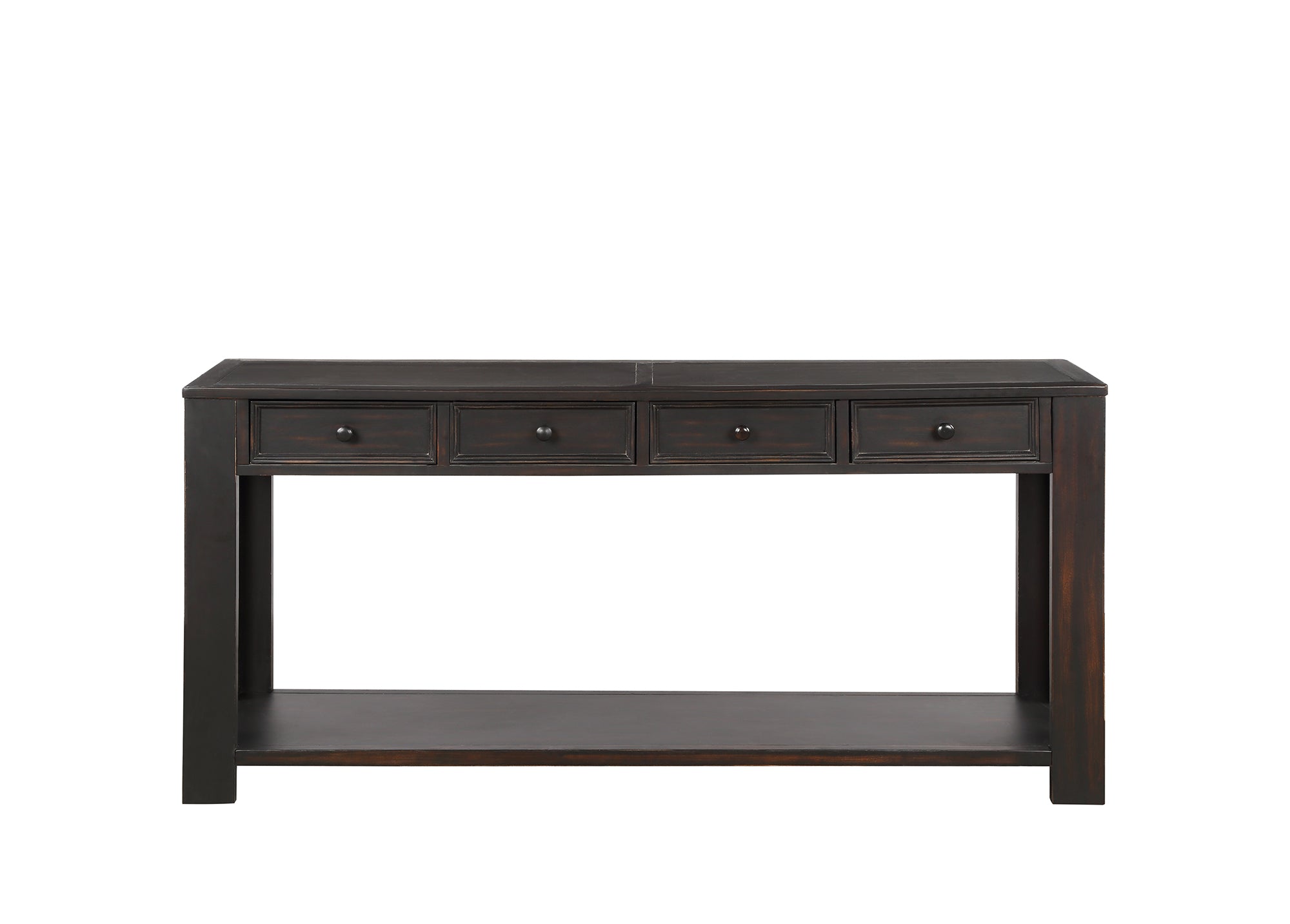Console Table for Entryway Hallway Sofa Table with Storage Drawers and Bottom Shelf-Boyel Living