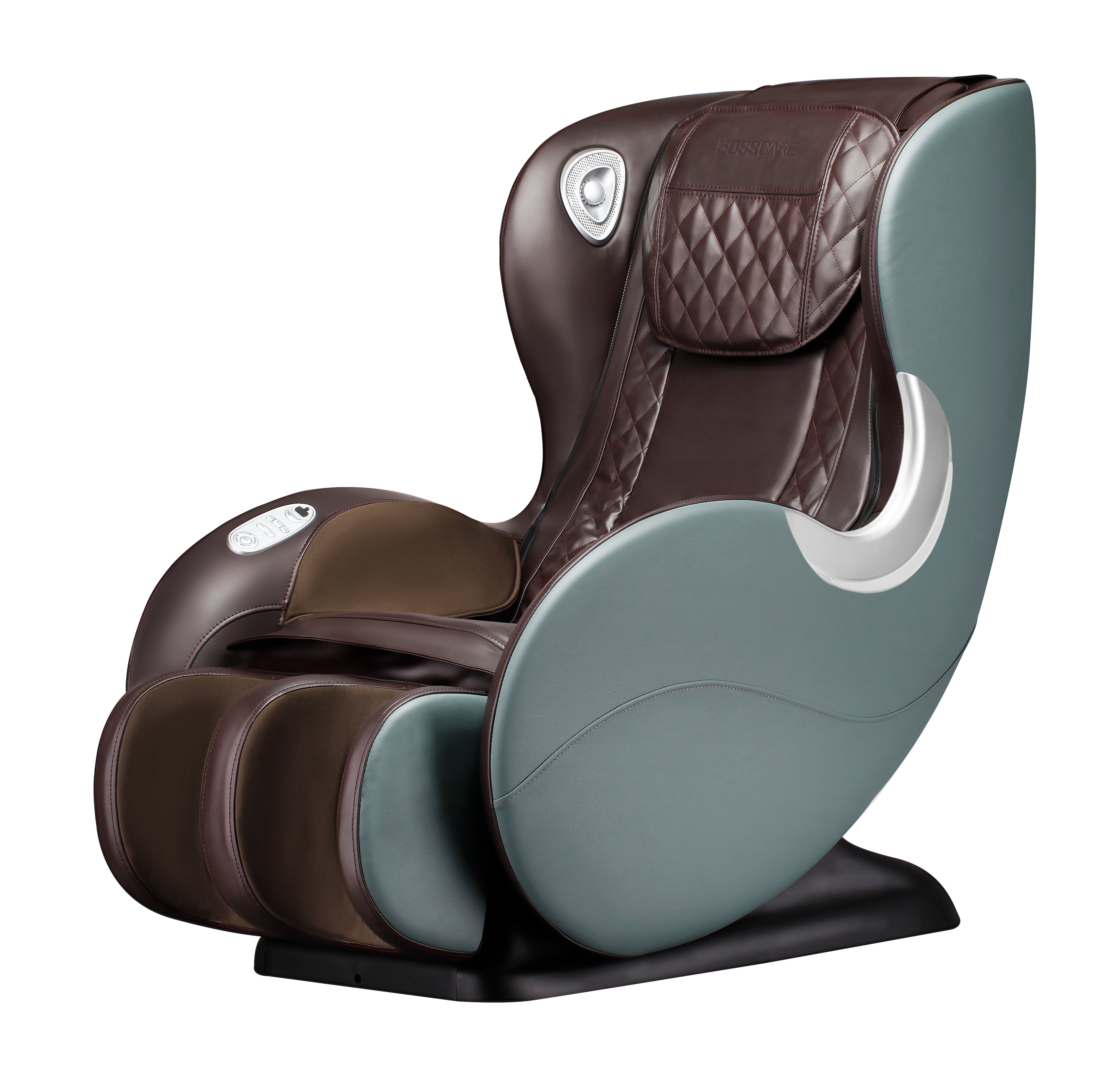 Massage Chairs SL Track Full Body and Recliner, Shiatsu Recliner, Massage Chair with Bluetooth Speaker-Green-Boyel Living