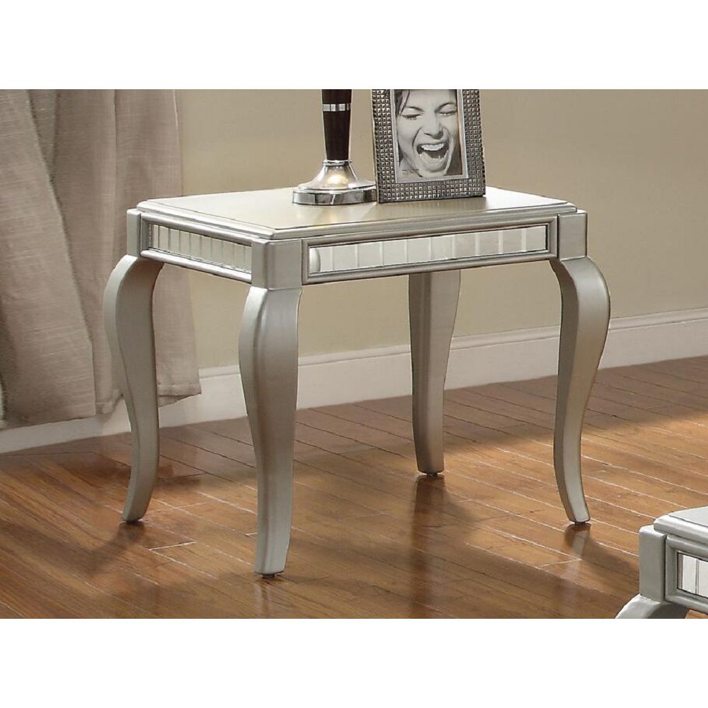 ACME Francesca End Table in Champagne-Boyel Living