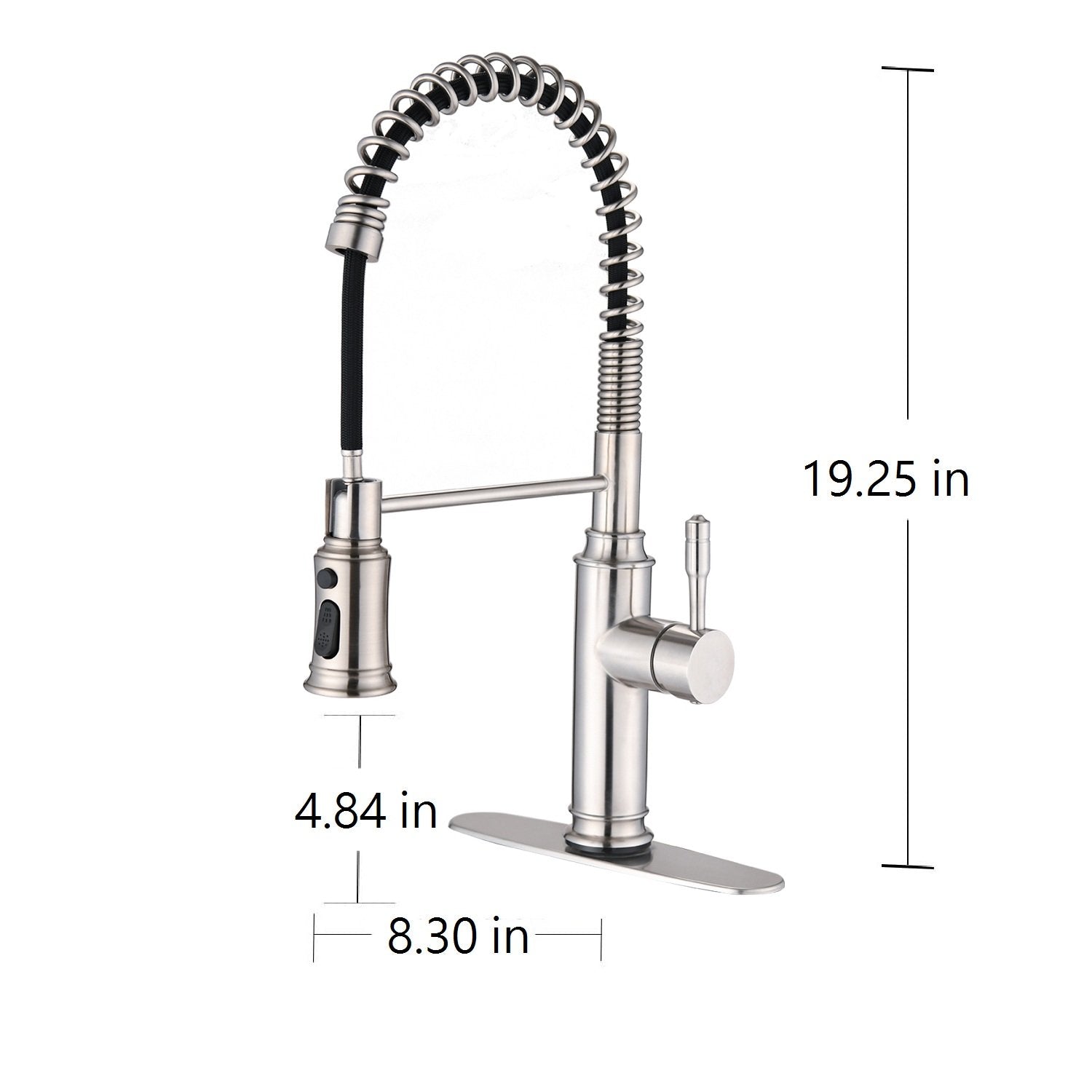 Touch Kitchen Faucet with Pull Down Sprayer-Boyel Living
