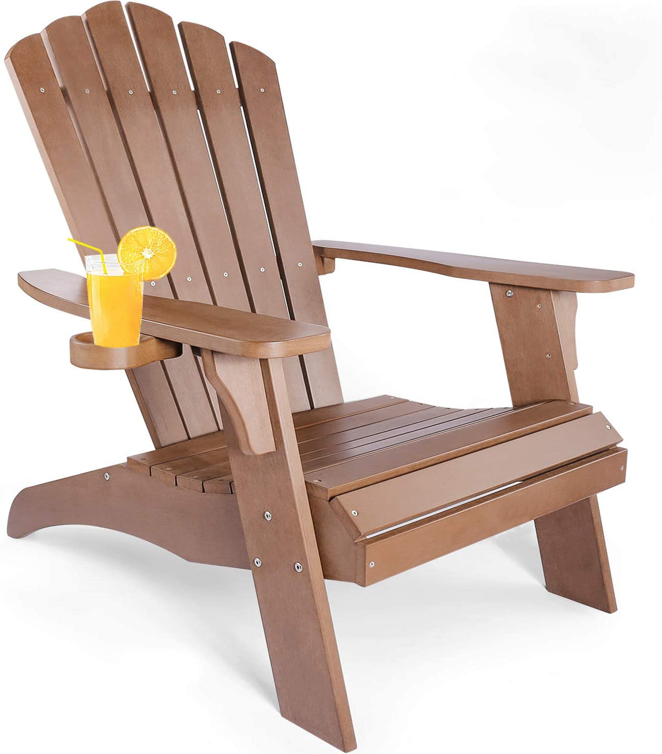 Polystyrene Adirondack Chair - Brown-Boyel Living