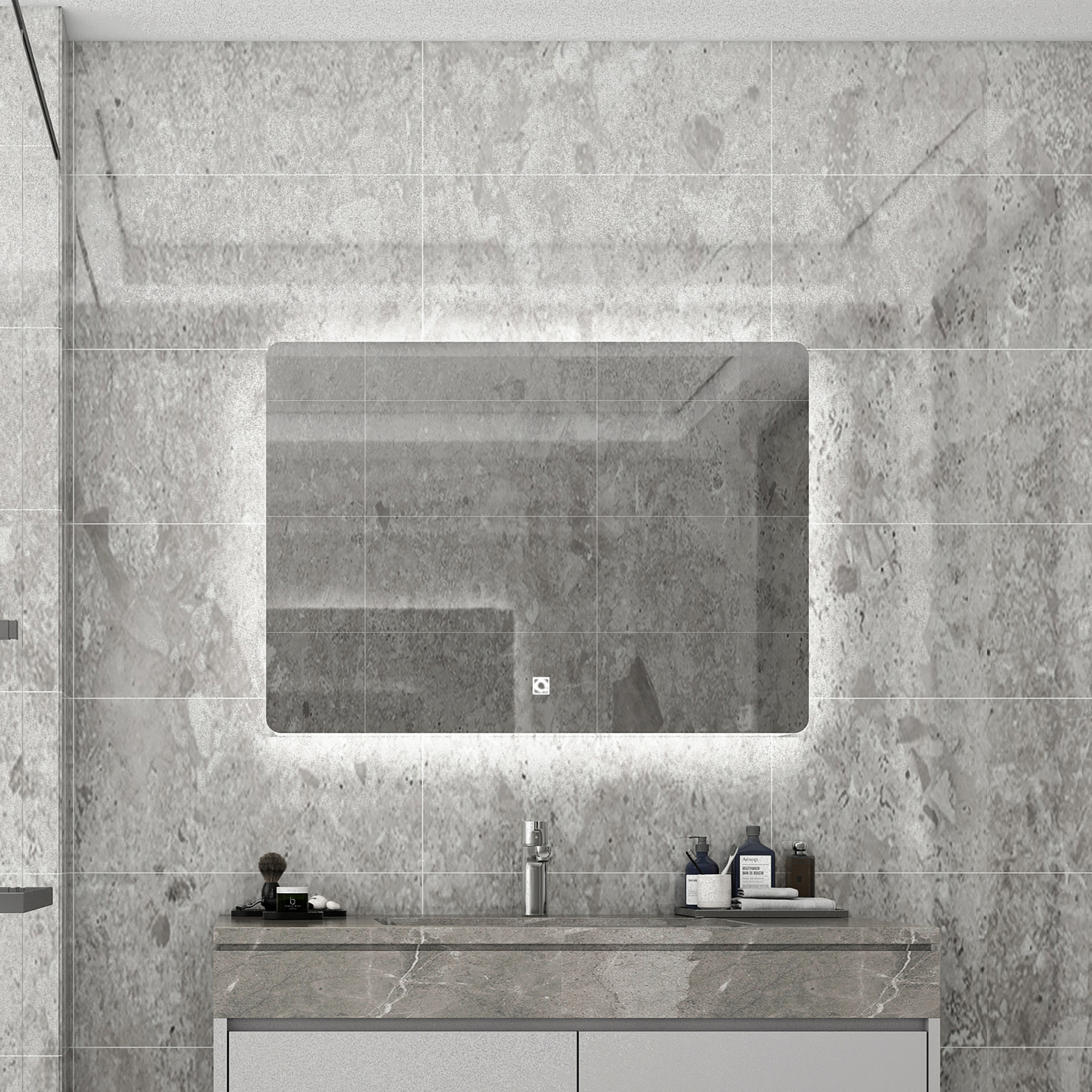 Bathroom Vanity LED Lighted Mirror-Boyel Living
