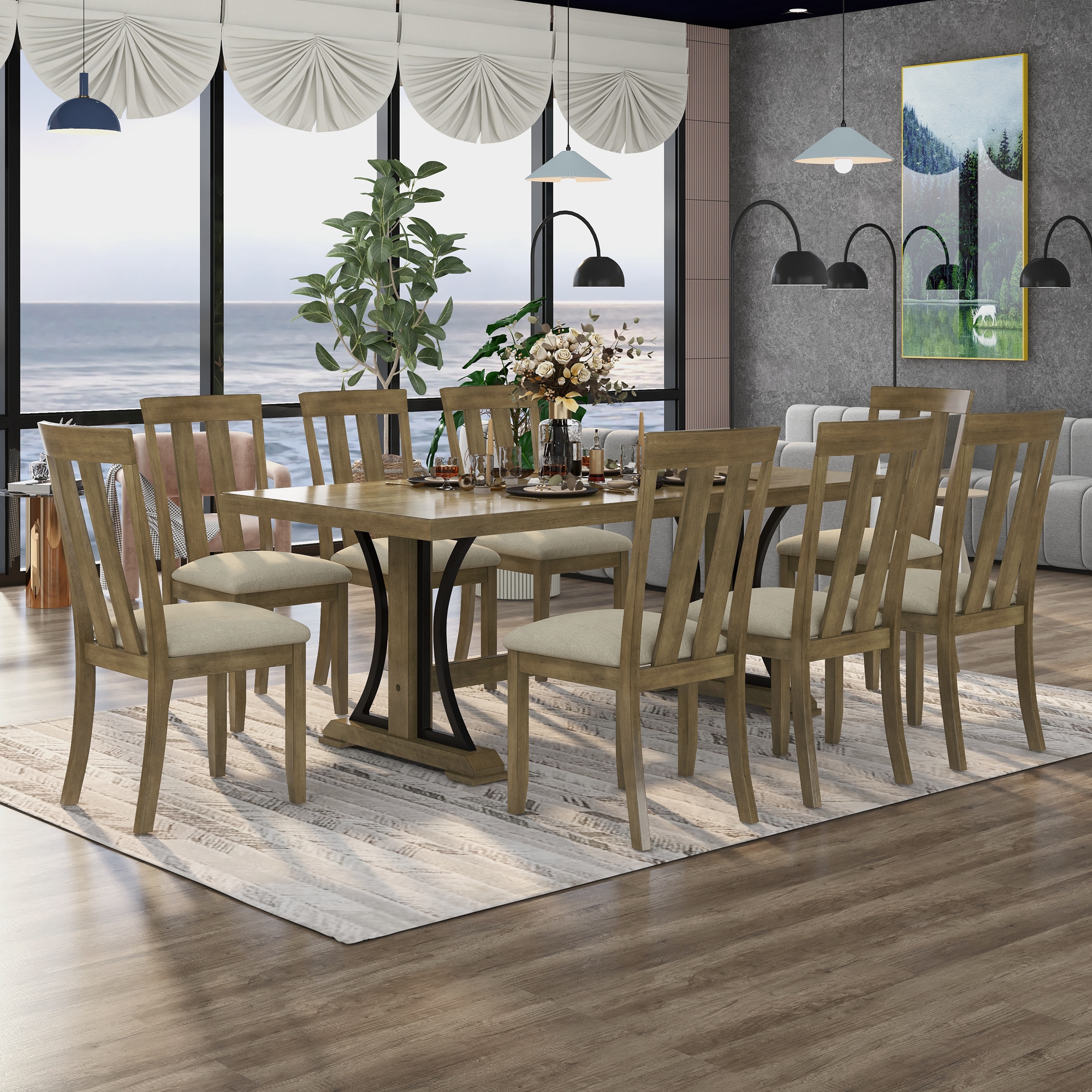 retro style dining set