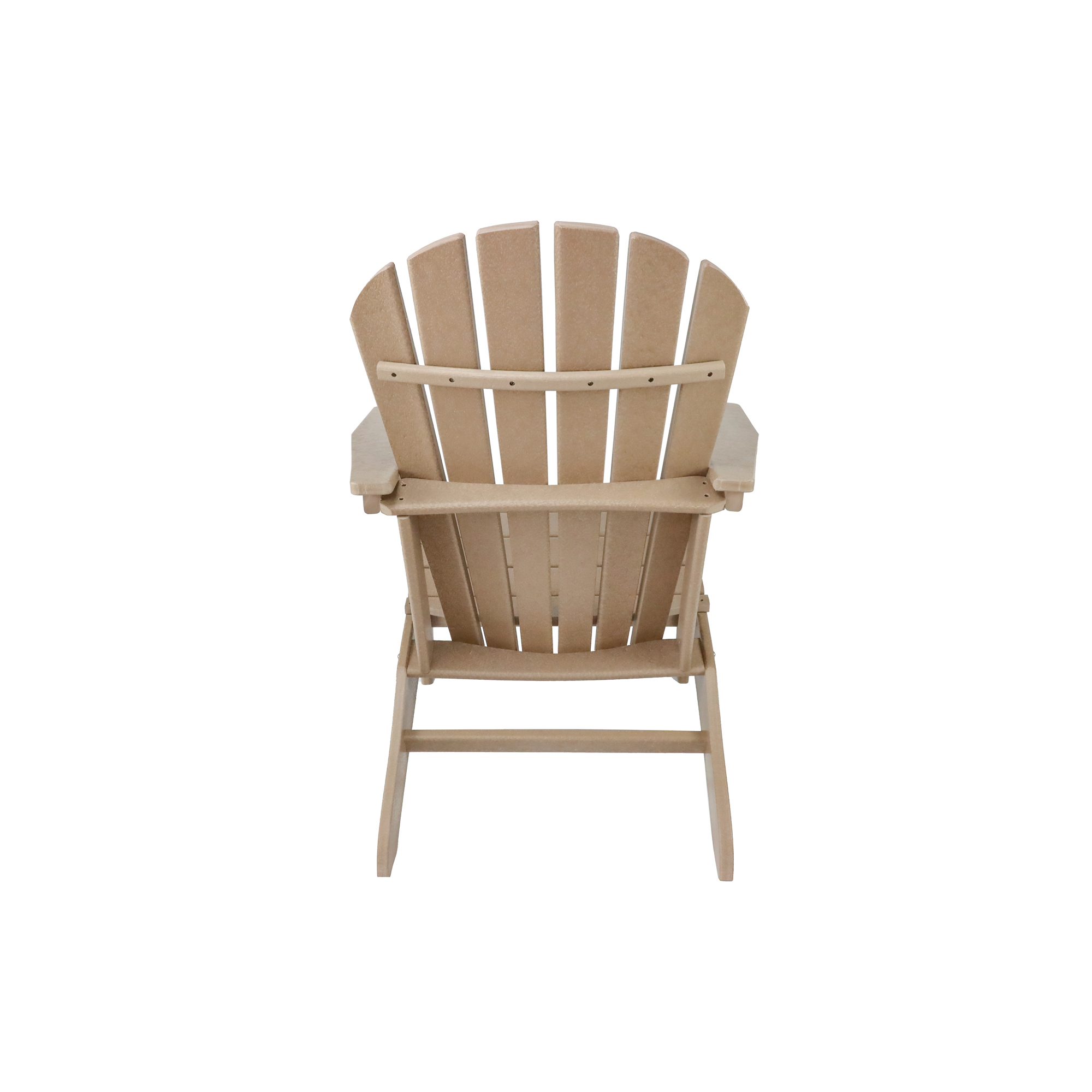 UM HDPE Resin Wood Adirondack Chair - Brown-Boyel Living
